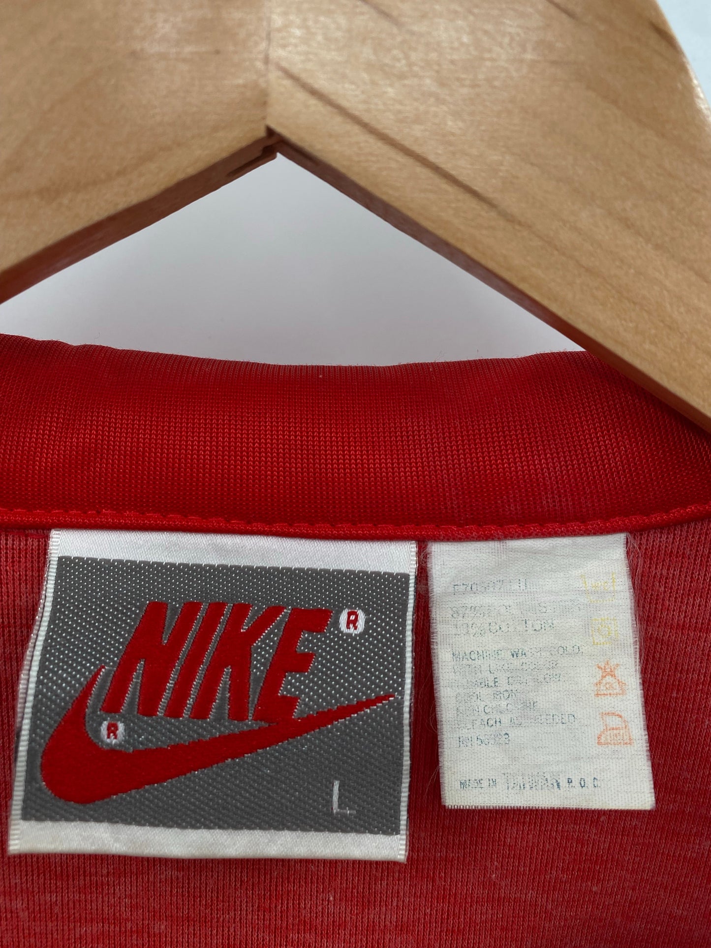 90's NIKE SILVER TAG Size L Vintage Zip-up Nylon Jacket/ F6845J