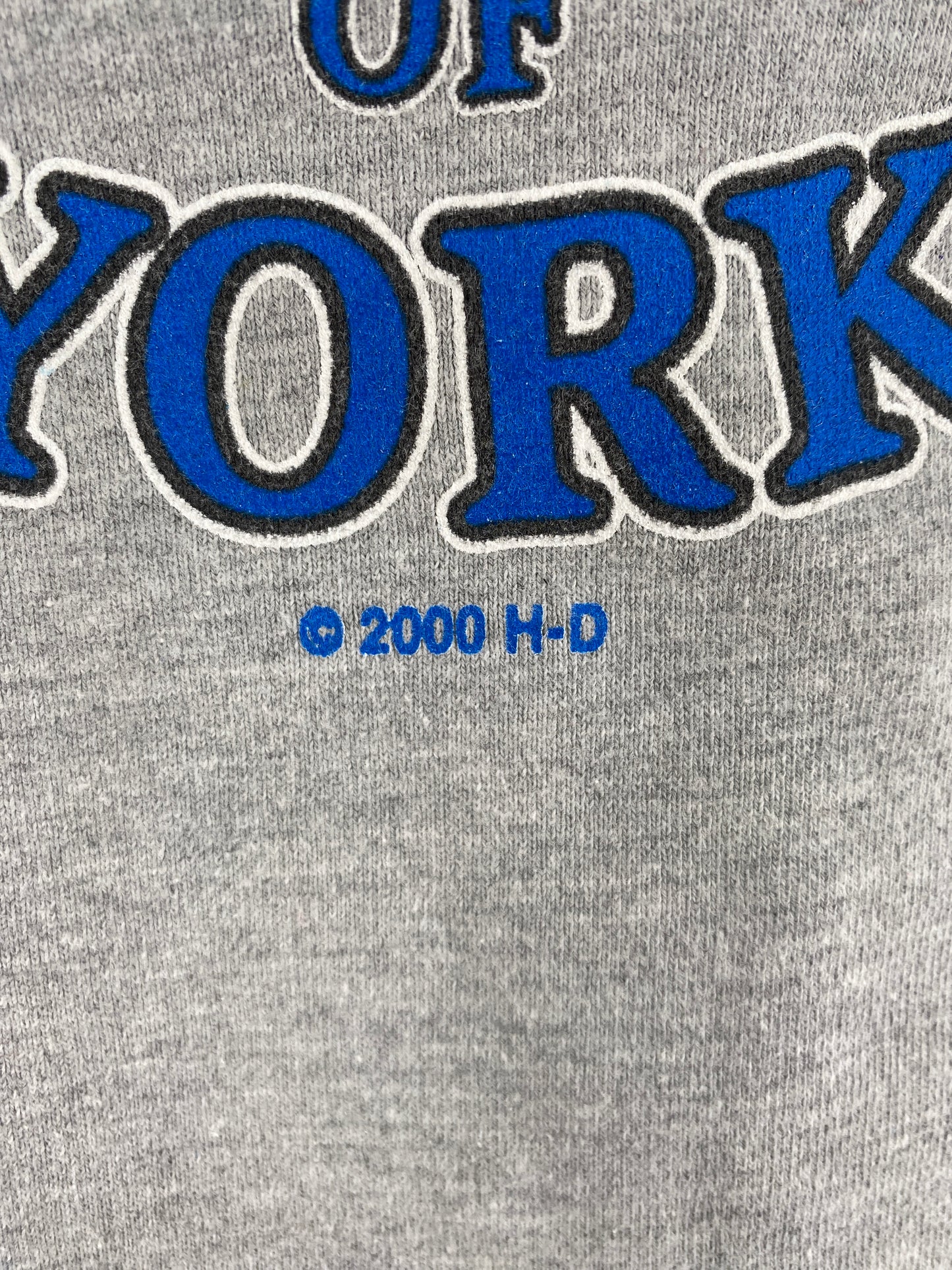 2000 HARLEY DAVIDSON Size M Vintage Zip-up Hoodie Sweat-Shirt / E9892S