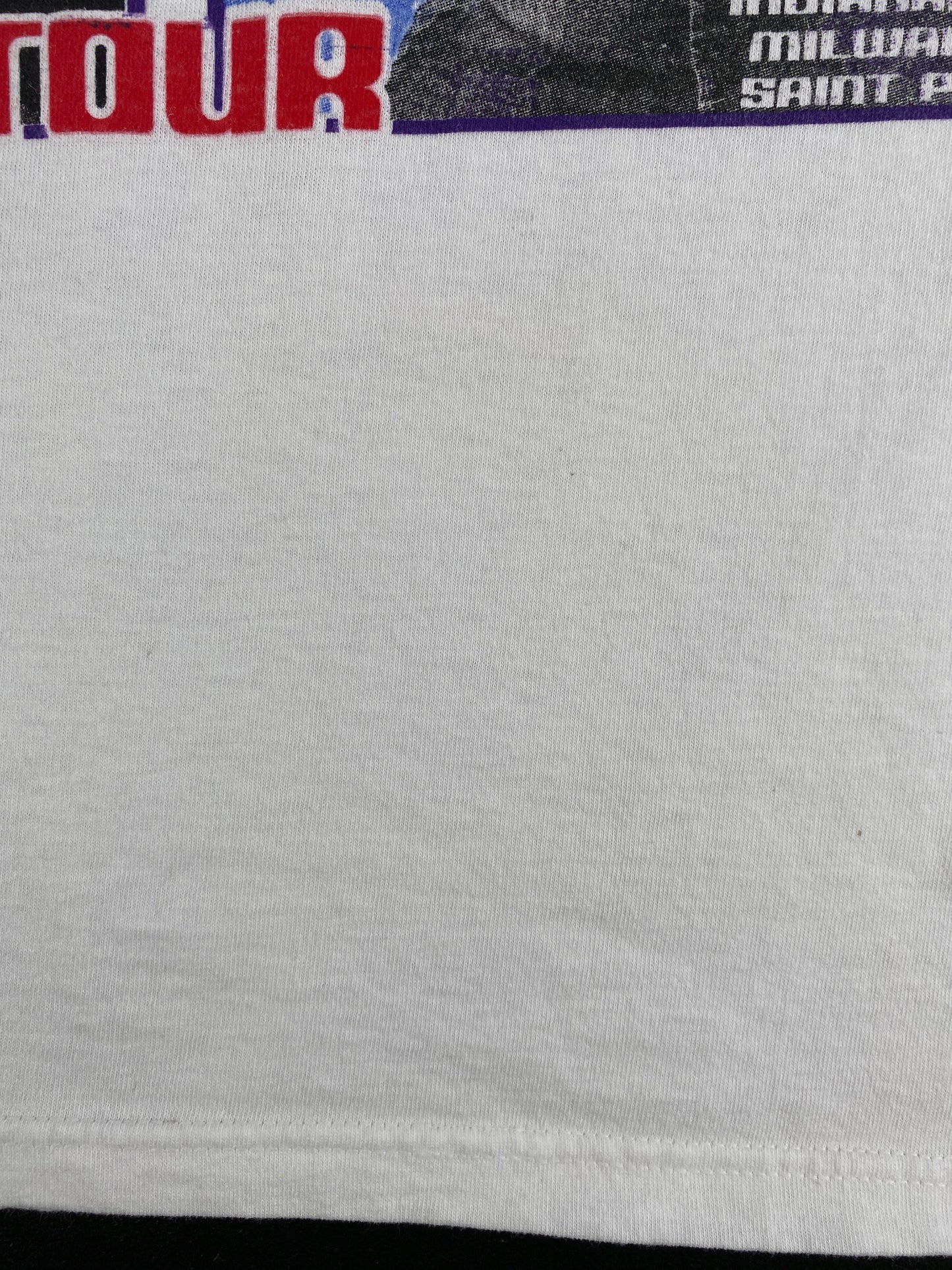 JUSTIN TIMBERLAKE & CHRISTINA AGUILERA JUSTIFIED & STRIPPED TOUR Size L Vintage Music T-Shirts / F1839T