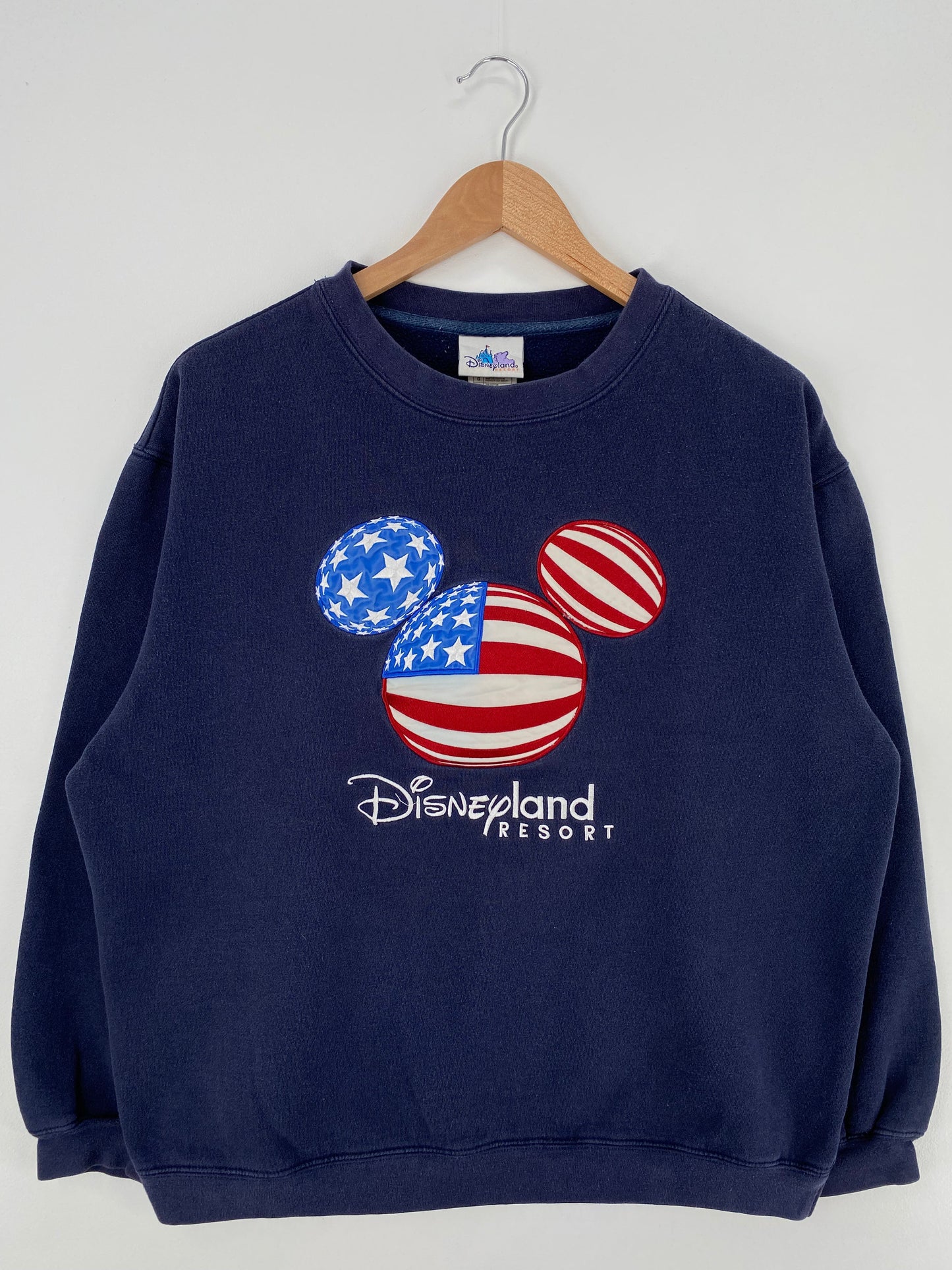 00' DISNEY LAND MICKEY Size L Vintage Sweat-Shirt / G7091S