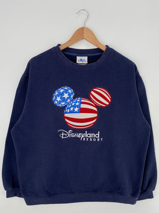 00' DISNEY LAND MICKEY Size L Vintage Sweat-Shirt / G7091S