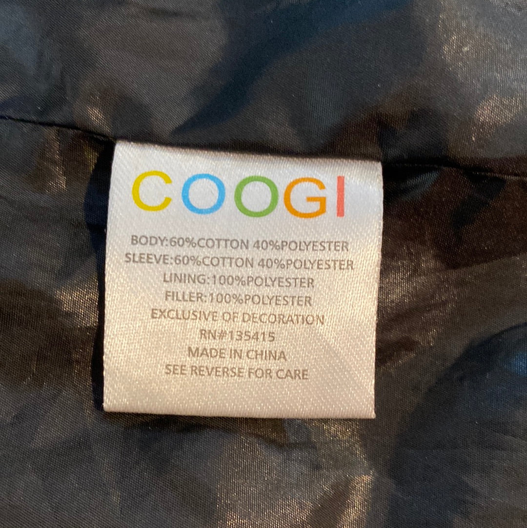 Vintage COOGI Size XXXL Zip Up Knit x Padded Jacket / F8432K