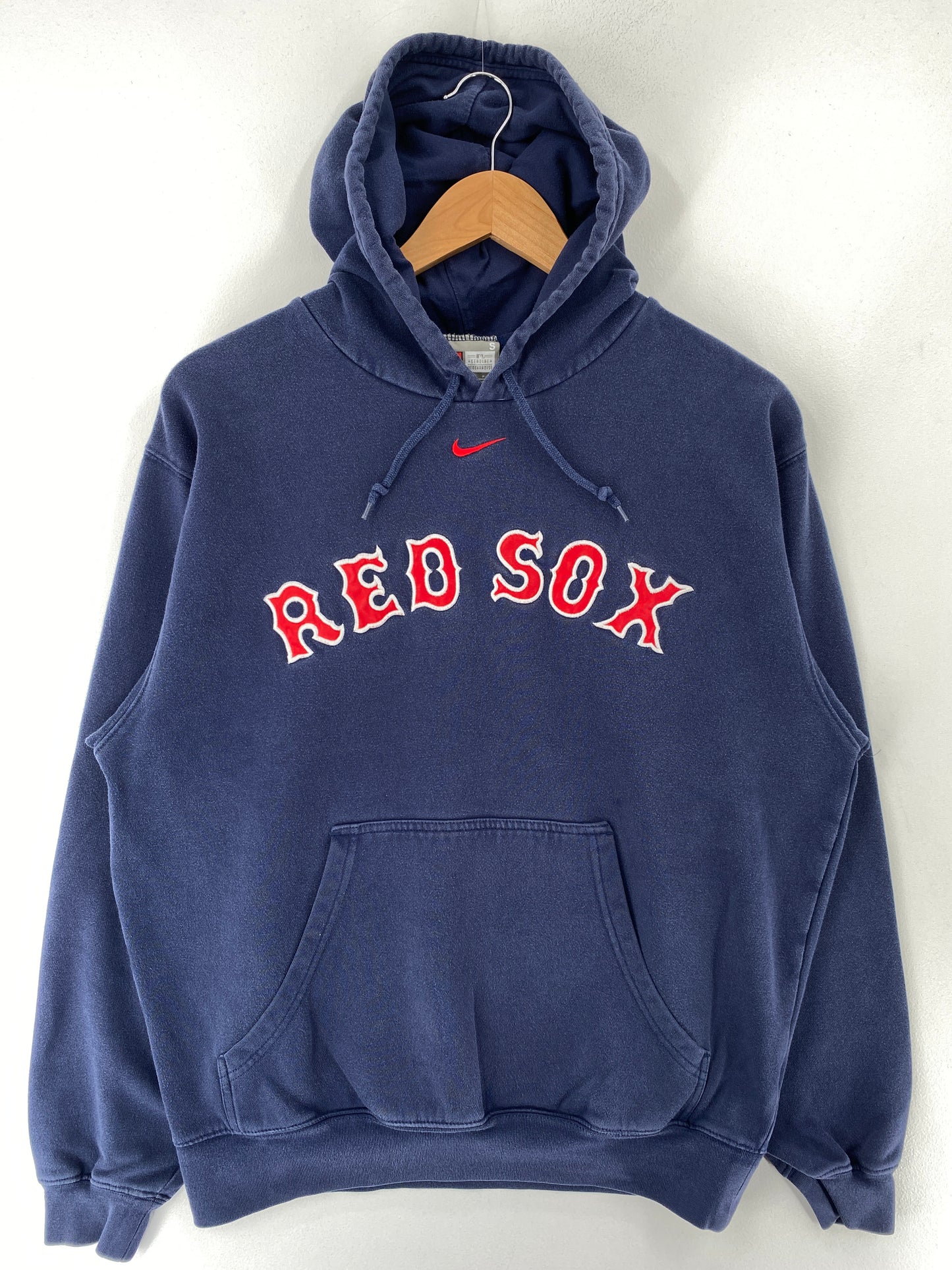 00’ NIKE x BOSTON RED SOX Size S Vintage MLB Hoodie Sweat-Shirt / E7867S