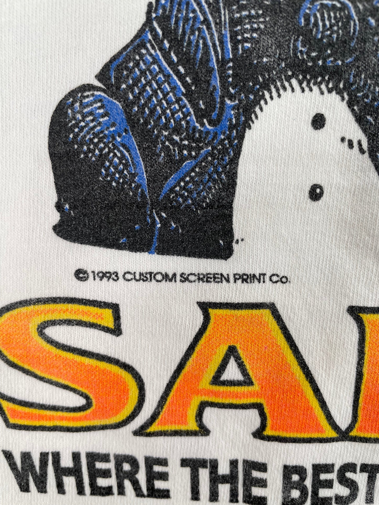 1993 THE UGLY MUG Made in USA Size XL Vintage T-shirt / G1528T