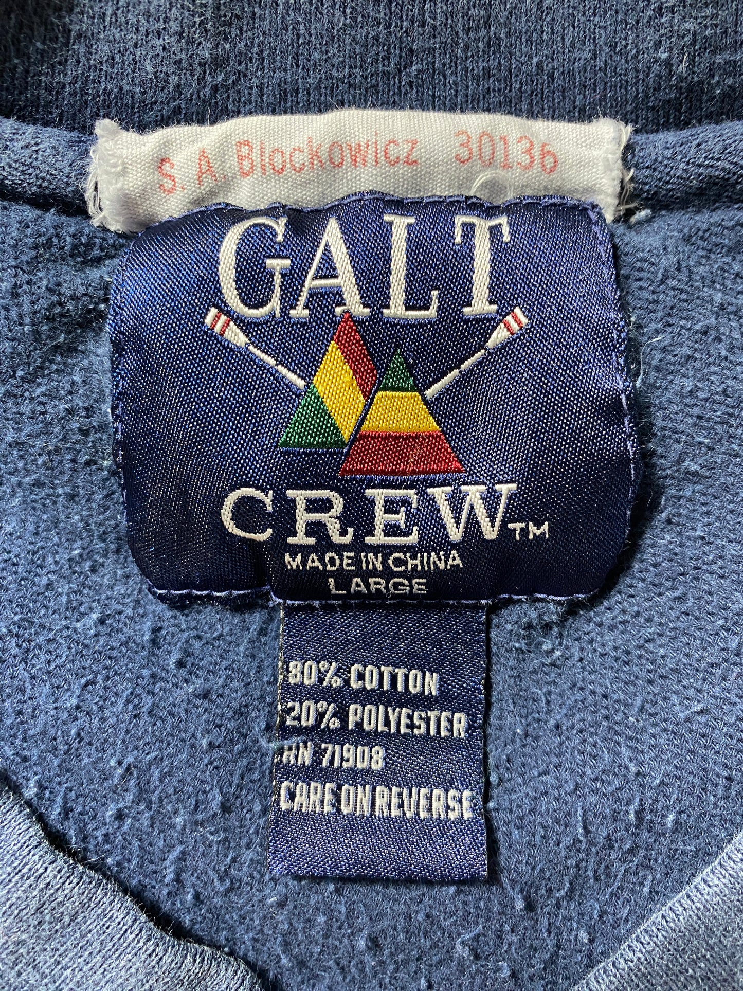 Vintage NOTRE DAME Size L College Sweat-shirt / F149S