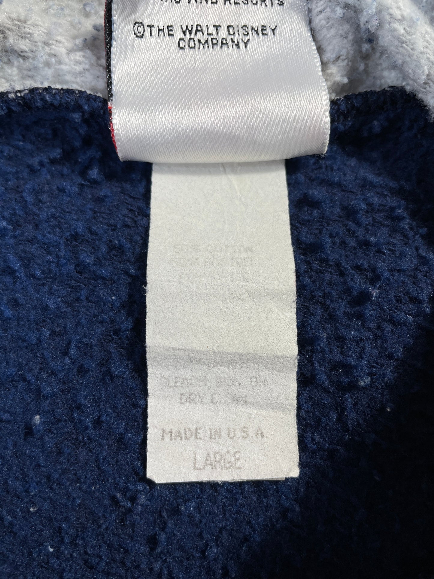 90's DISNEY MICKEY Made in USA Size L Vintage Hoodie Sweat-shirt / F5510S