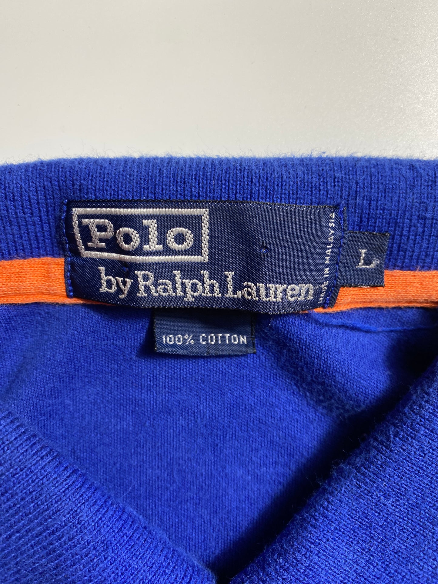 .90's POLO RALPH LAUREN Size L Vintage Polo-Shirt / E9153R