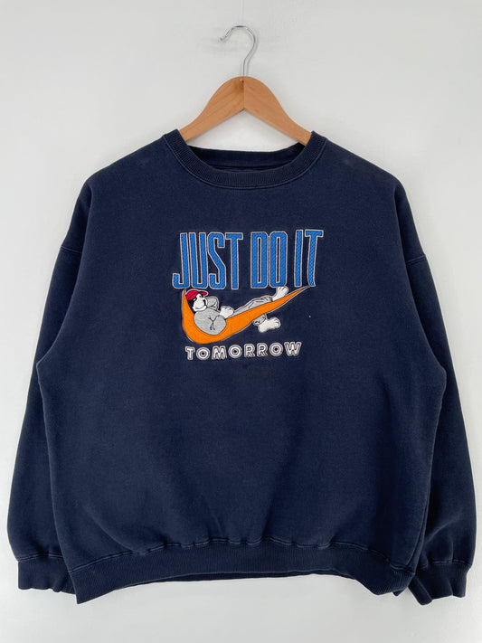 Vintage BIG DOG JUST DO IT Size S Vintage Sweat-shirt / E7522S