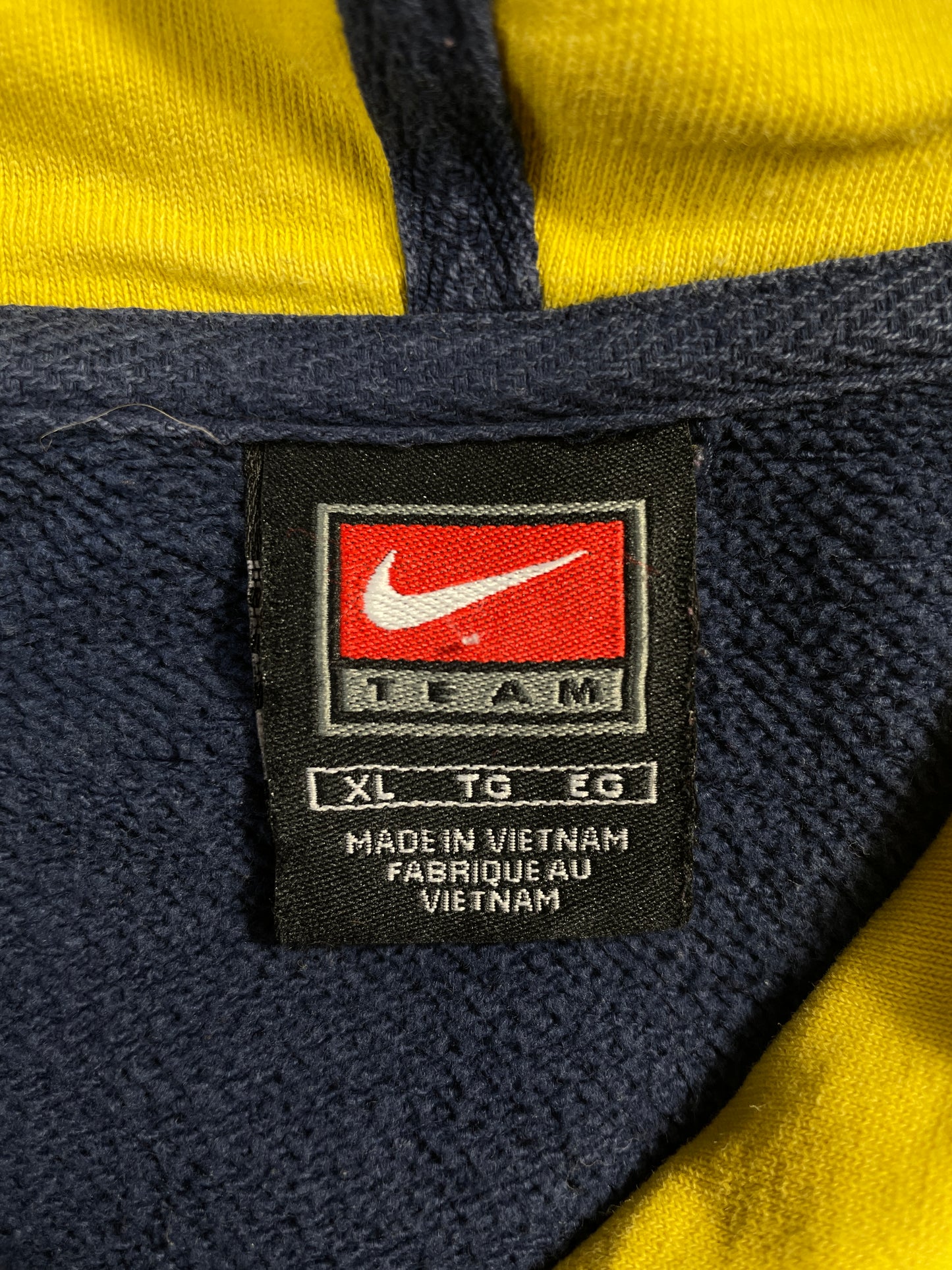 00' NIKE x MICHIGAN STATE Size XL Vintage College Hoodie Sweat-Shirt / E7396S