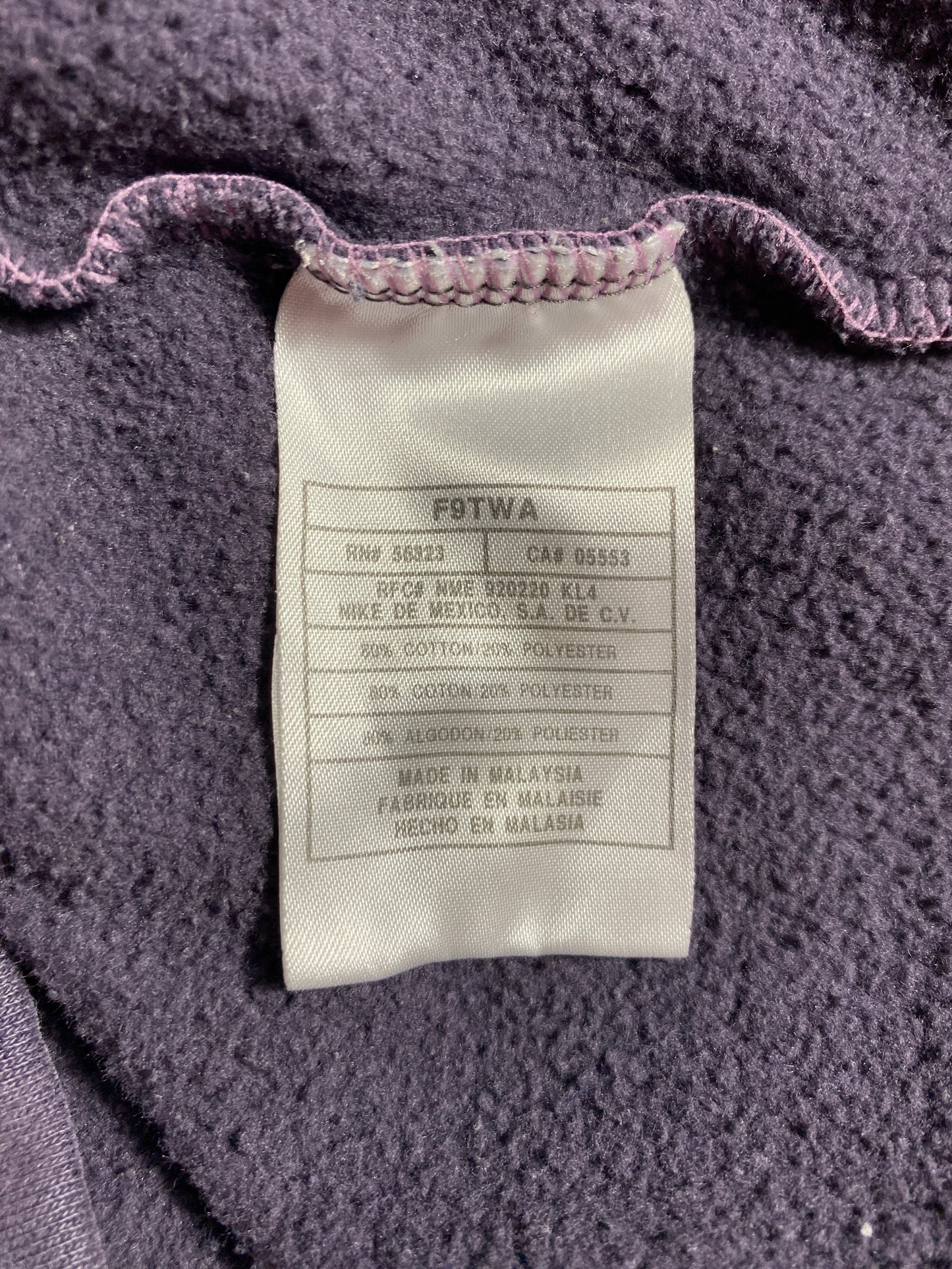 00’ NIKE Size L Half Zip Sweat-Shirt / E9067S