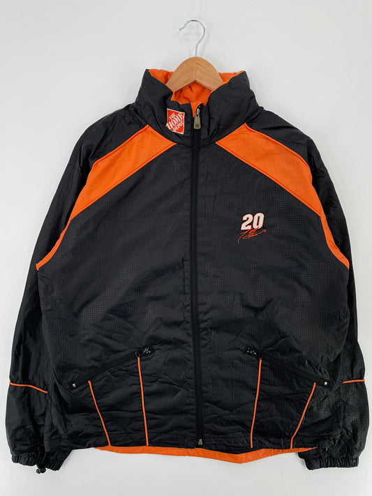 Vintage NASCAR x TONY STEWART Size L Racing Padded Nylon Jacket / G5772N