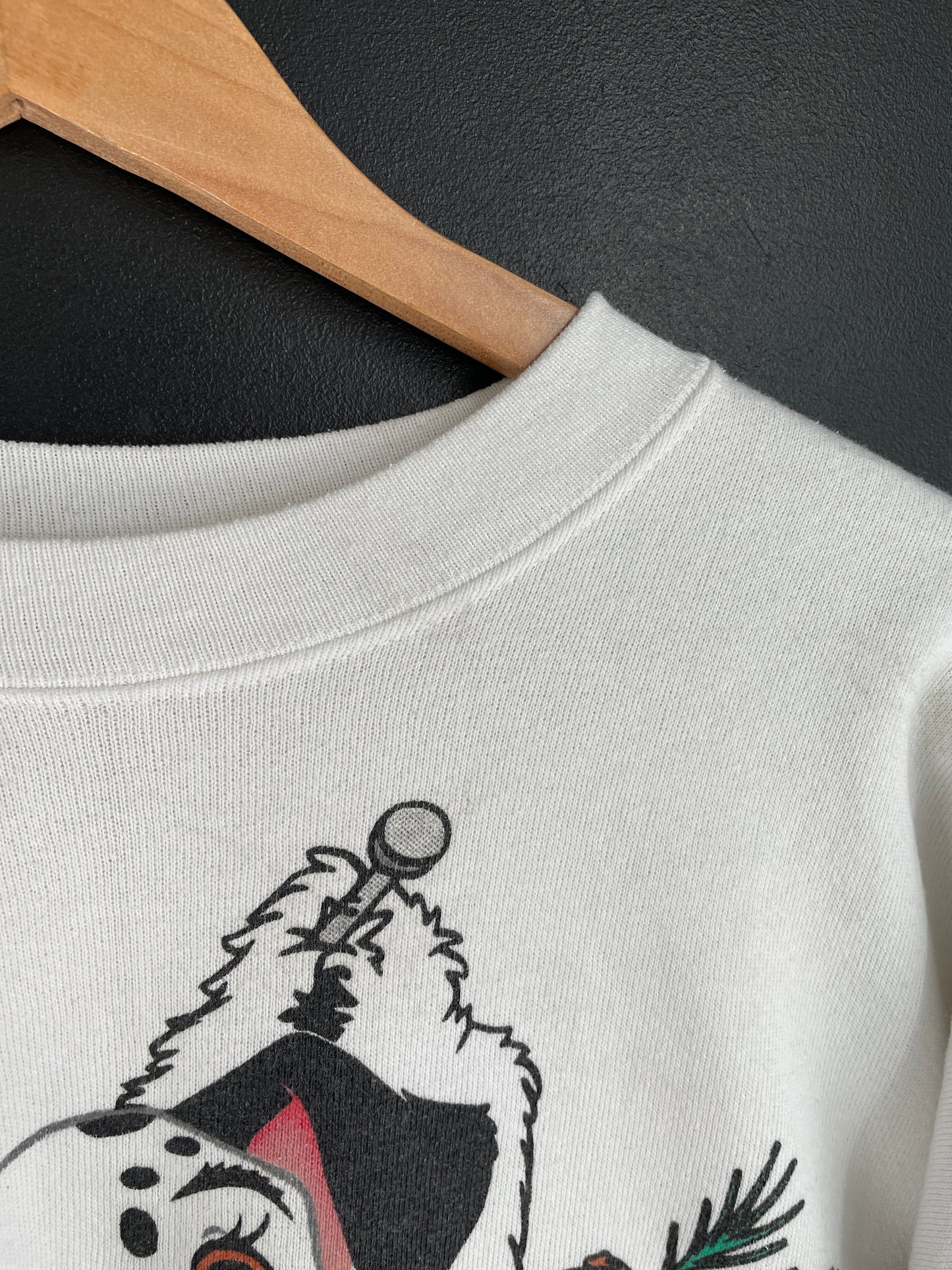 90's DISNEY 101 DALMATIANS CHRISTMAS Made in USA Size XL Vintage Sweat-shirt / G5205S