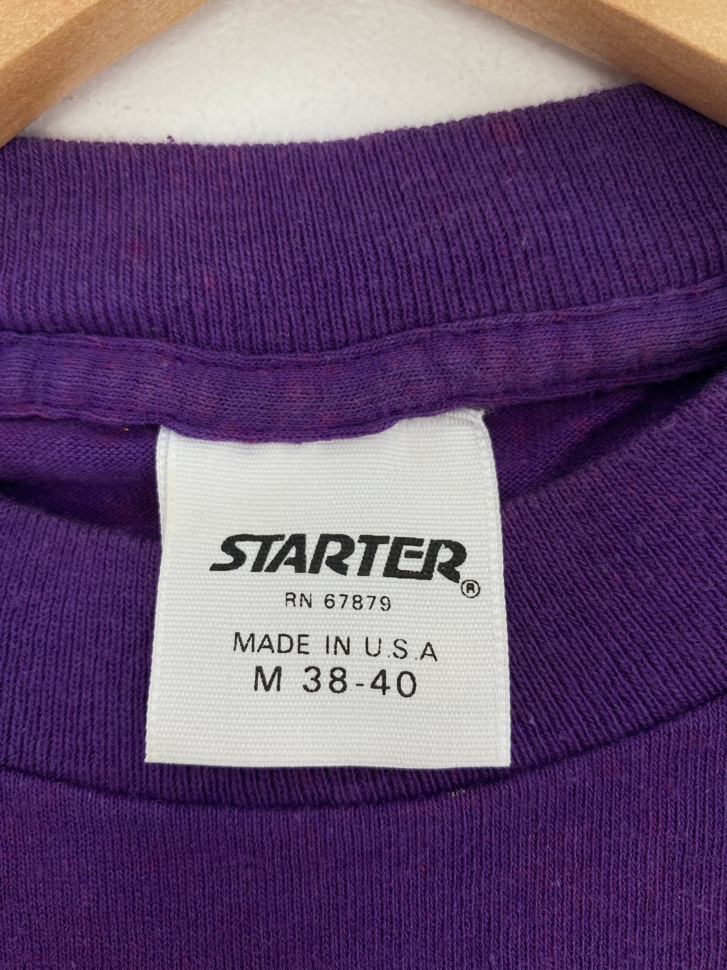 1988 STARTER x LOS ANGELES LAKERS Made in USA Size M Vintage NBA T-Shirt / E8180T