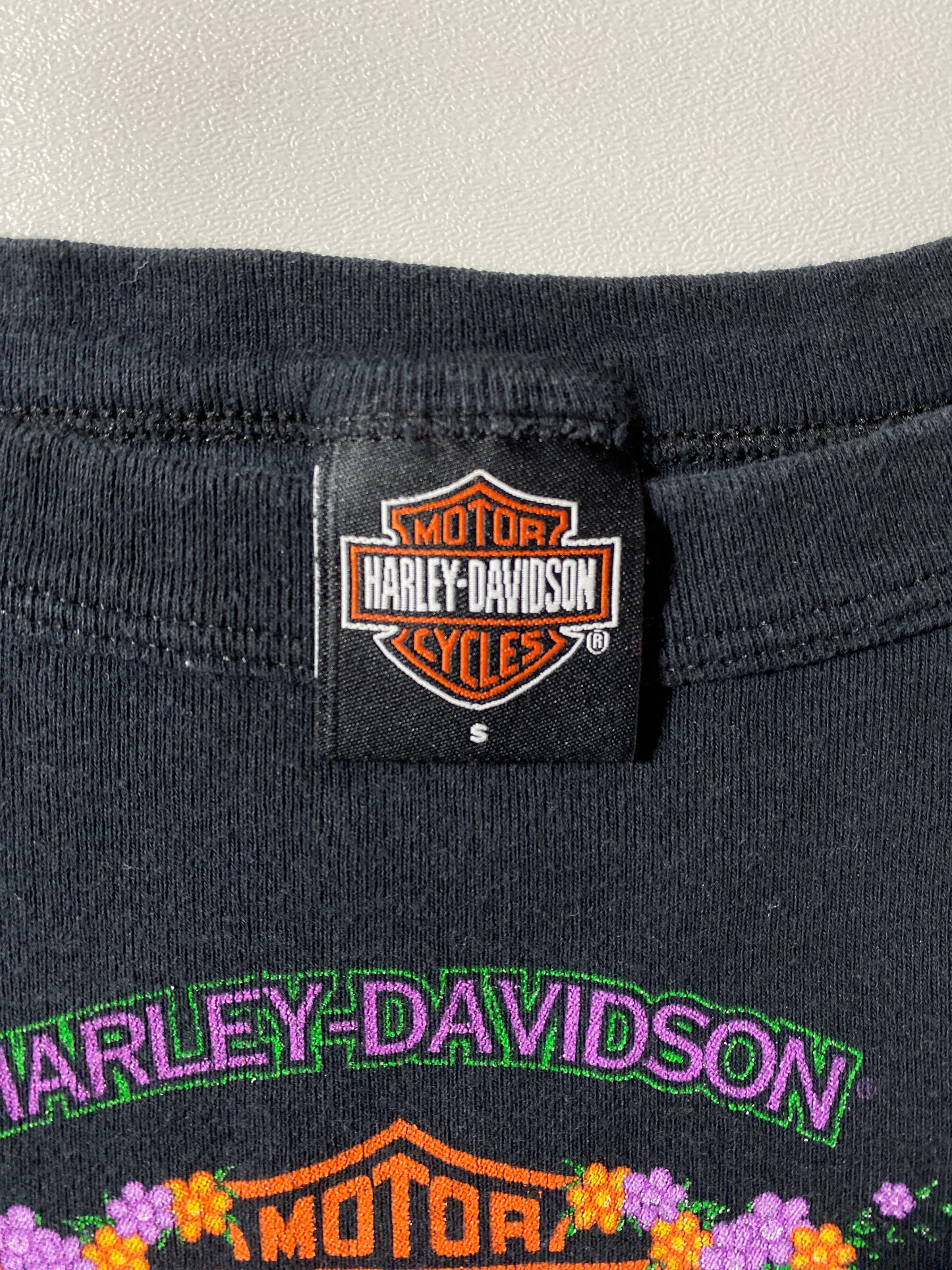 .90’s HARLEY DAVIDSON Made in USA Size Ladies.S T-Shirt / E8276T