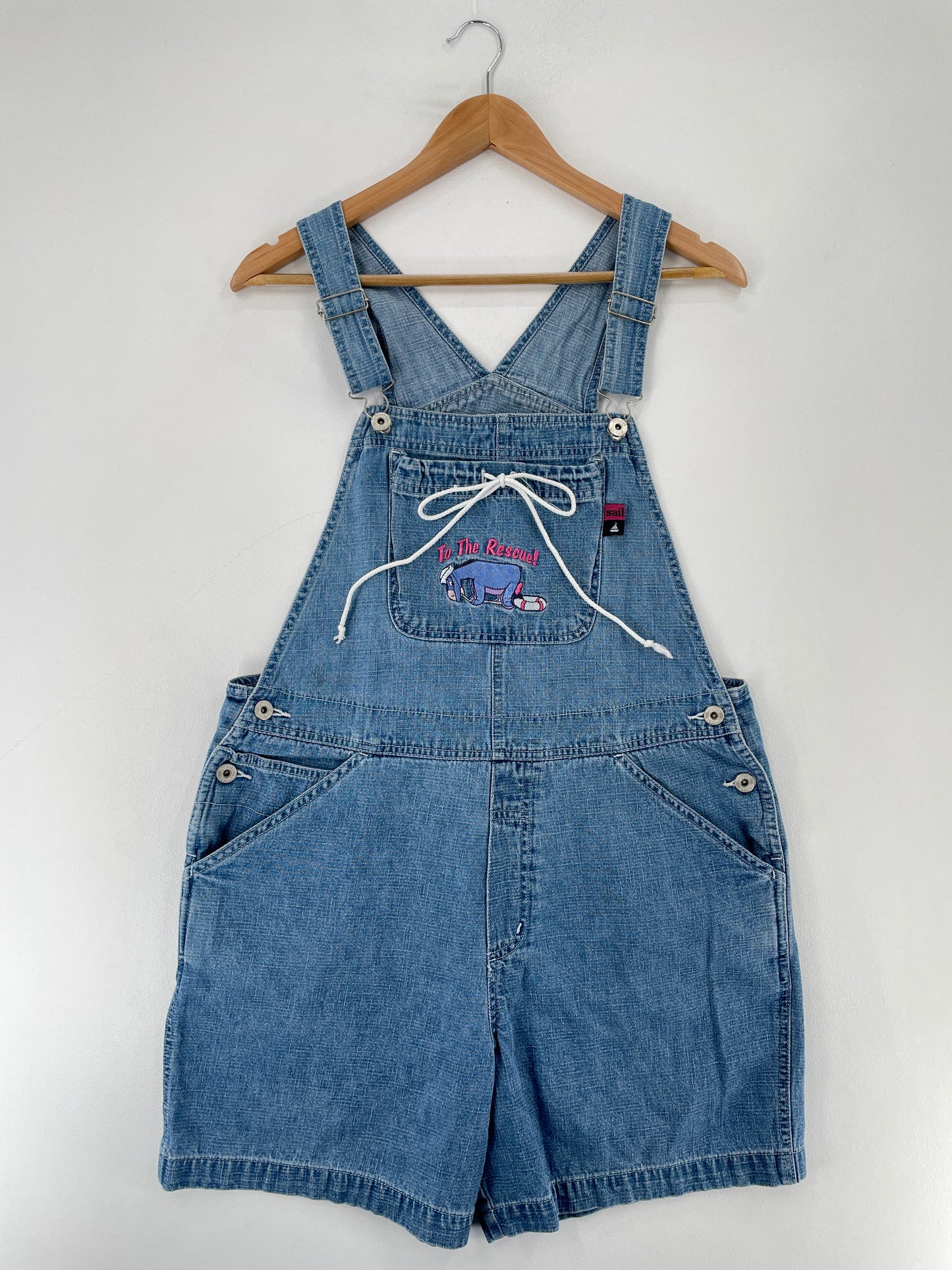 Vintage DISNEY EEYORE Size M Vintage Denim Overall / E7847P