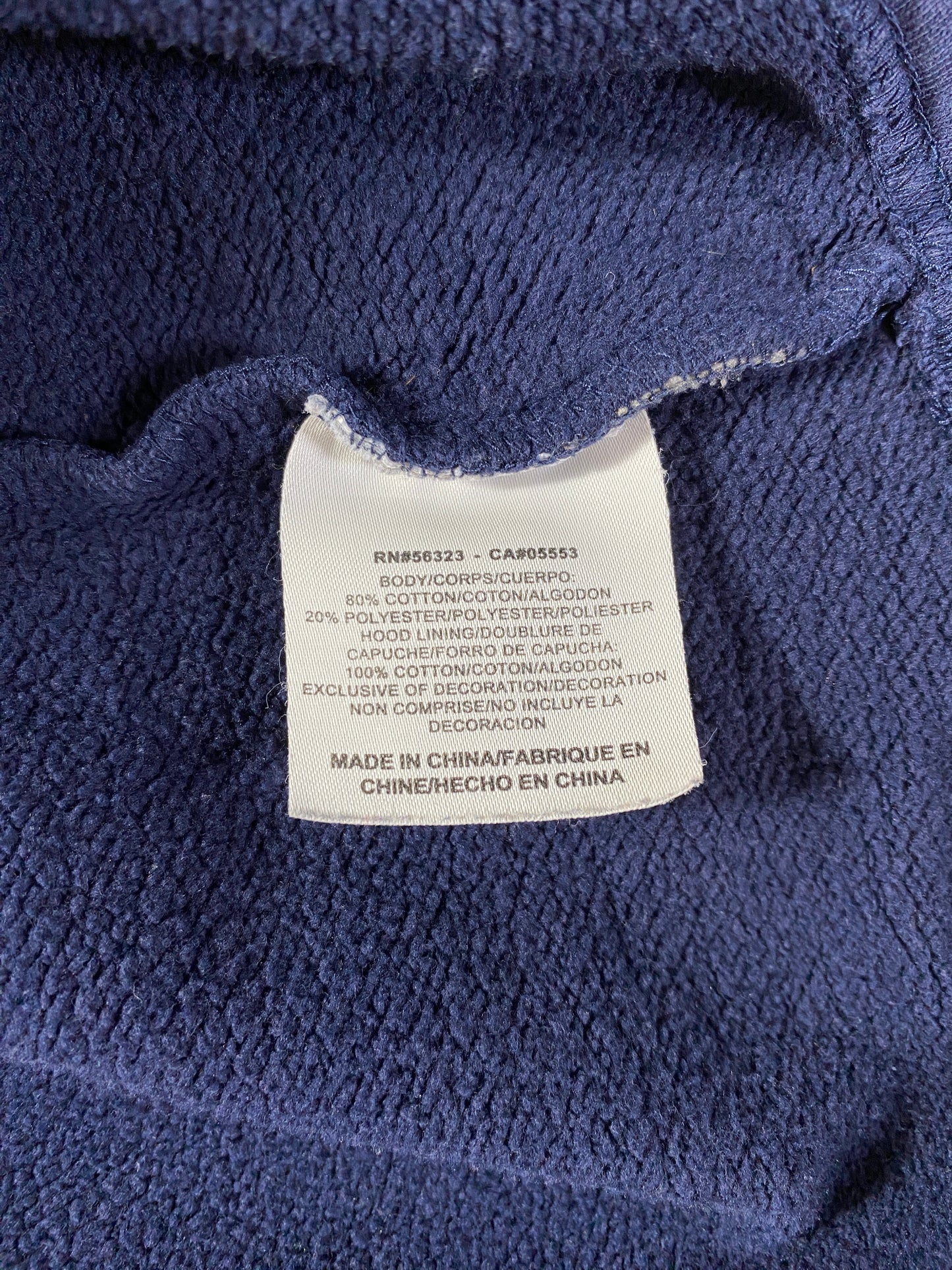 00' NIKE x BRIGHAM YOUNG Size L Vintage College Hoodie Sweat-Shirt / E7869S