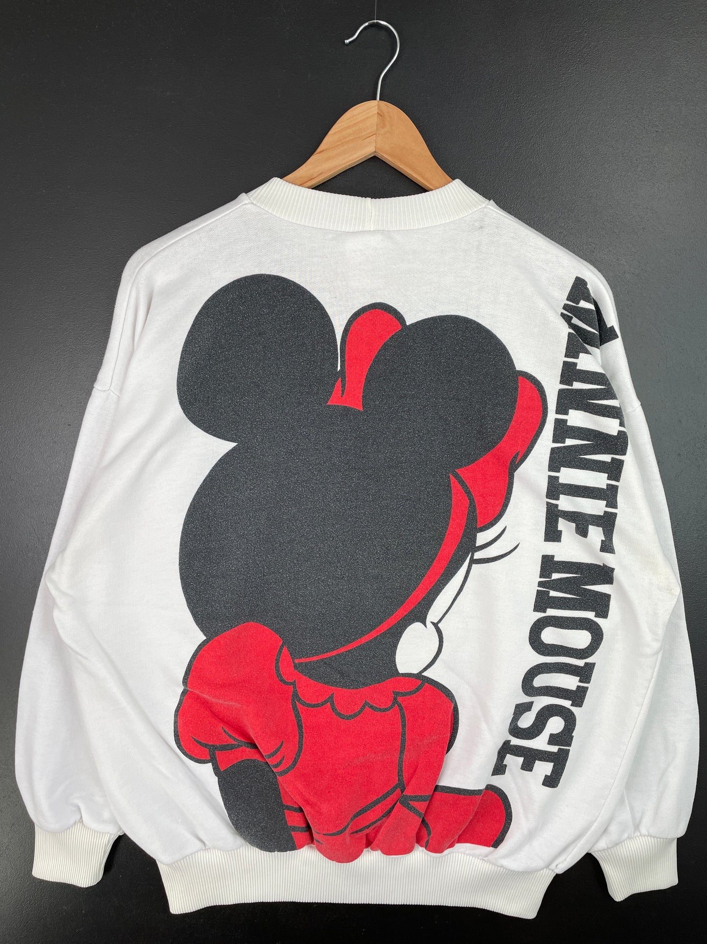 90’s DISNEY MINNIE Made in USA Size L Sweat-shirt / F7038S
