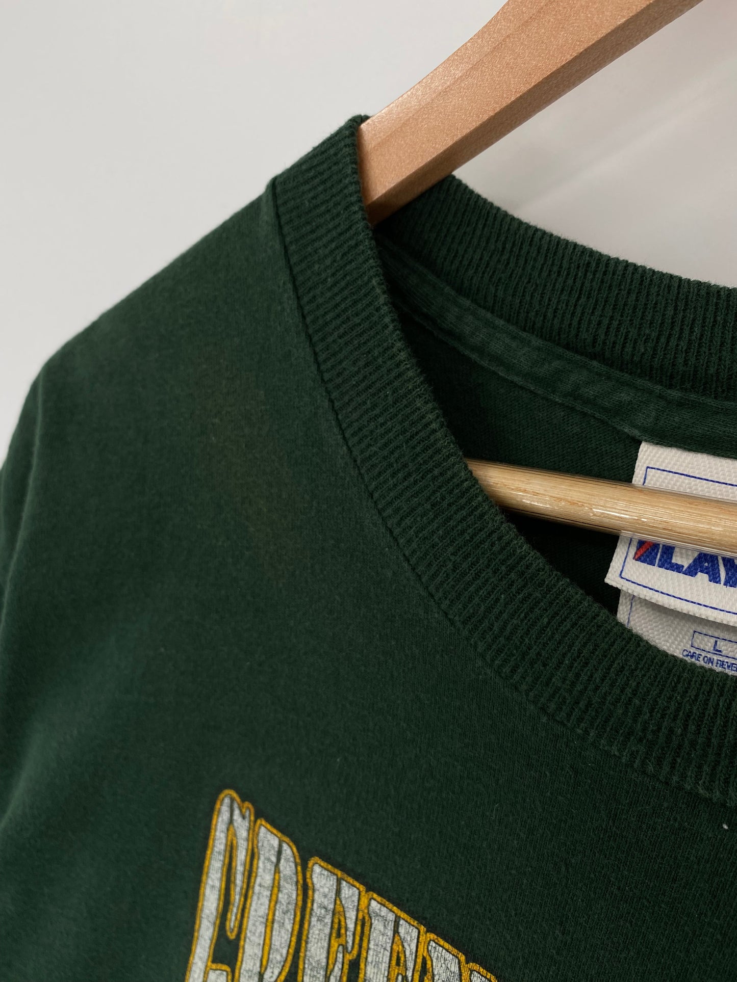 1995 GREEN BAY PACKERS Made in USA Size L Vintage NFL T-shirt / E9756T