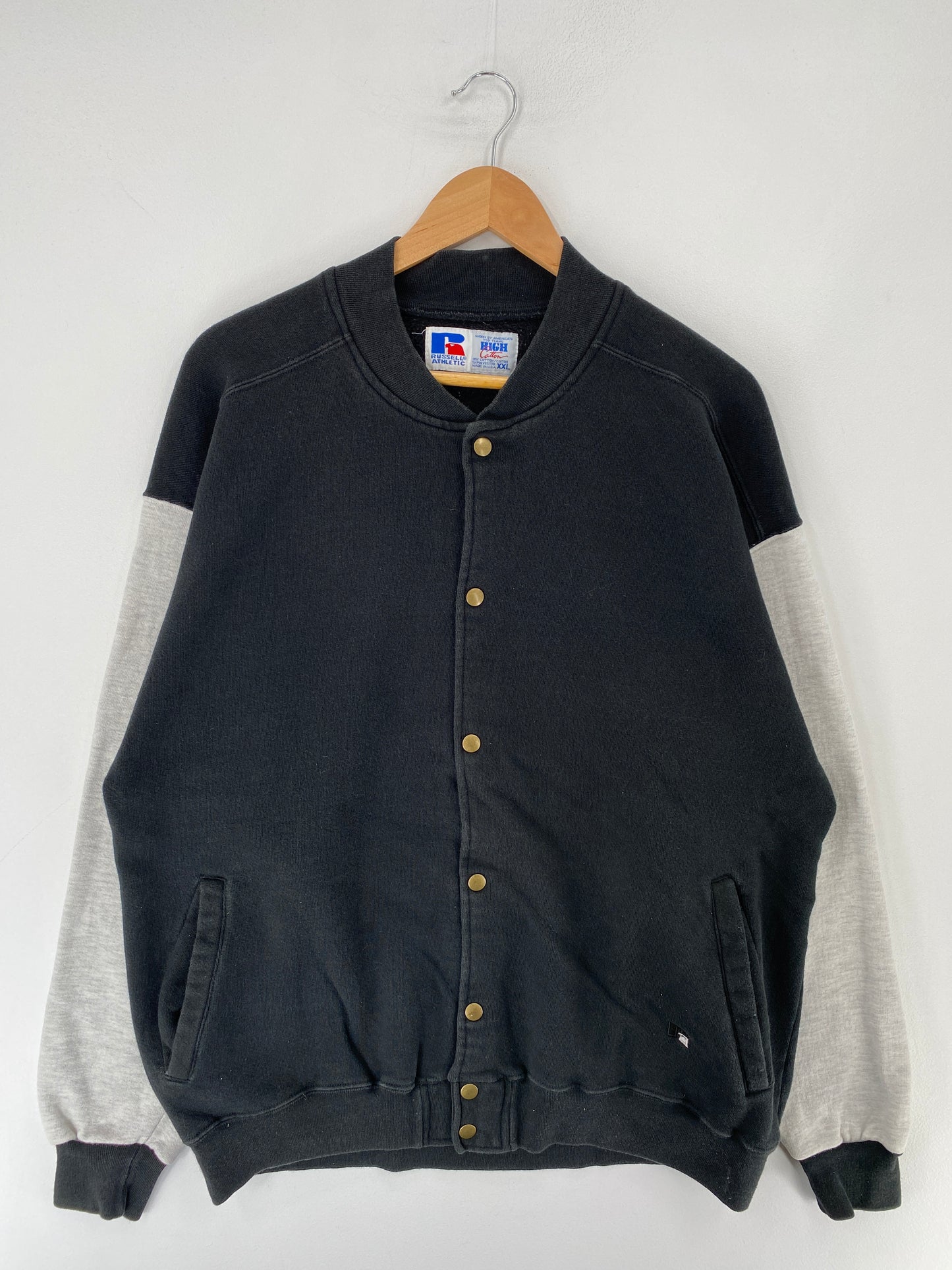 90's RUSSELL Made in USA Size XXL Vintage Sweat Jacket / F302S