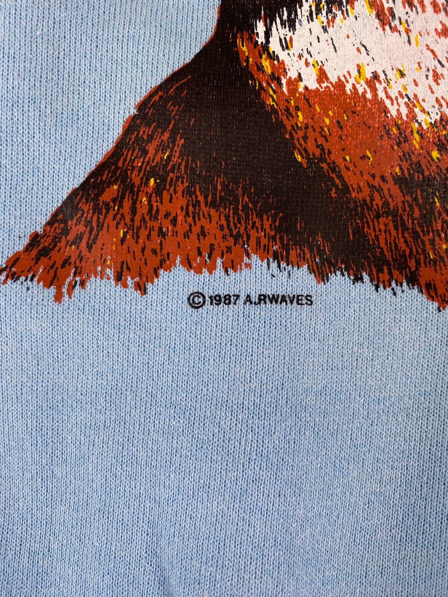 1987 DEER PENNSYLVANIA Made in USA Size L Vintage Animal Sweat-Shirt / G6446S