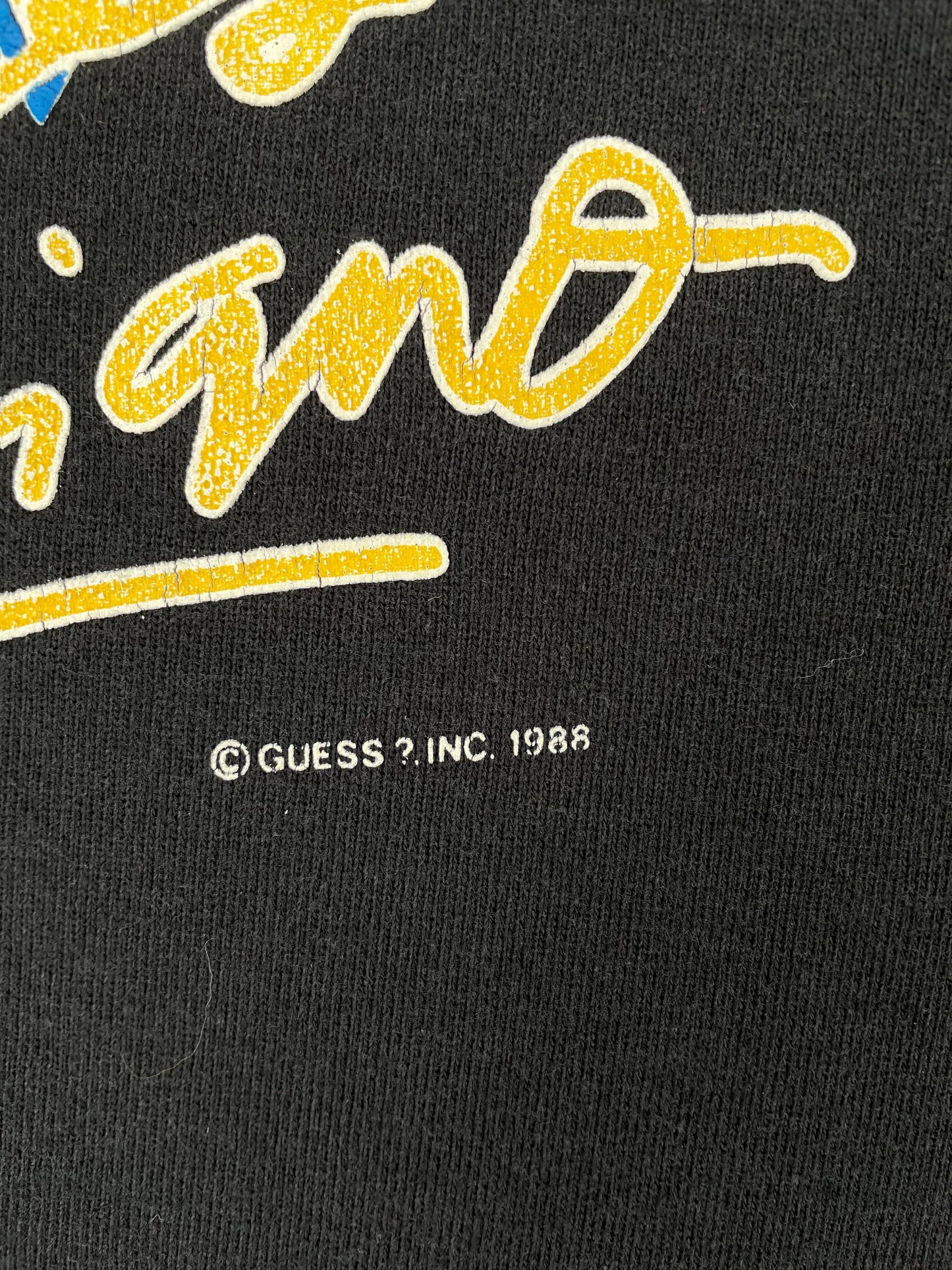 .1988 GUESS Made in USA Size Ladies.M Vintage Sweat-shirt / F5386S