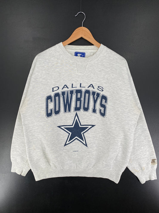 00' STARTER x DALLAS COWBOYS Size L NFL Sweat-Shirt / F797S
