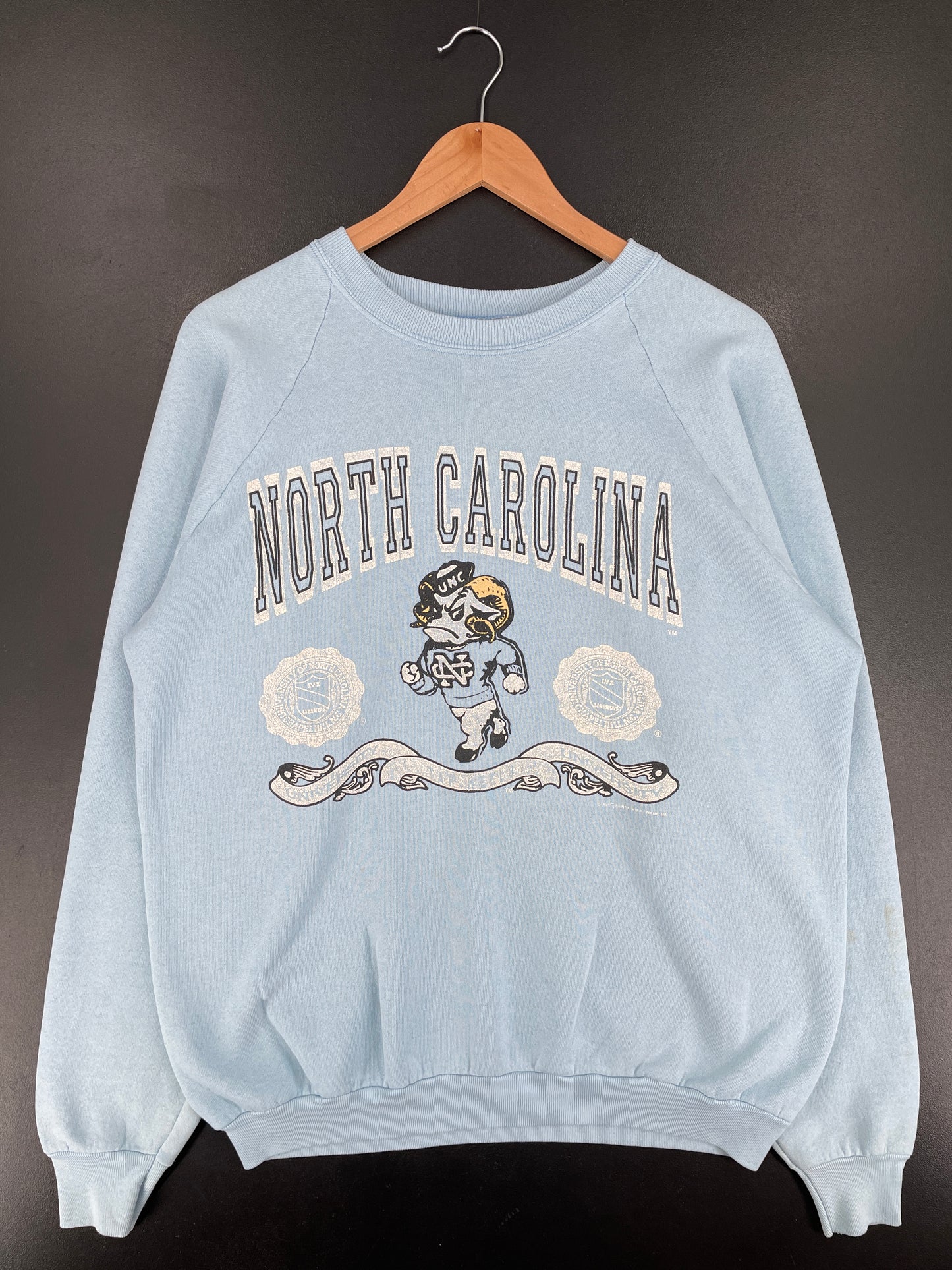 1991 NORTH CAROLINA Made in USA Size XL Vintage College Sweat shirt / E8420S