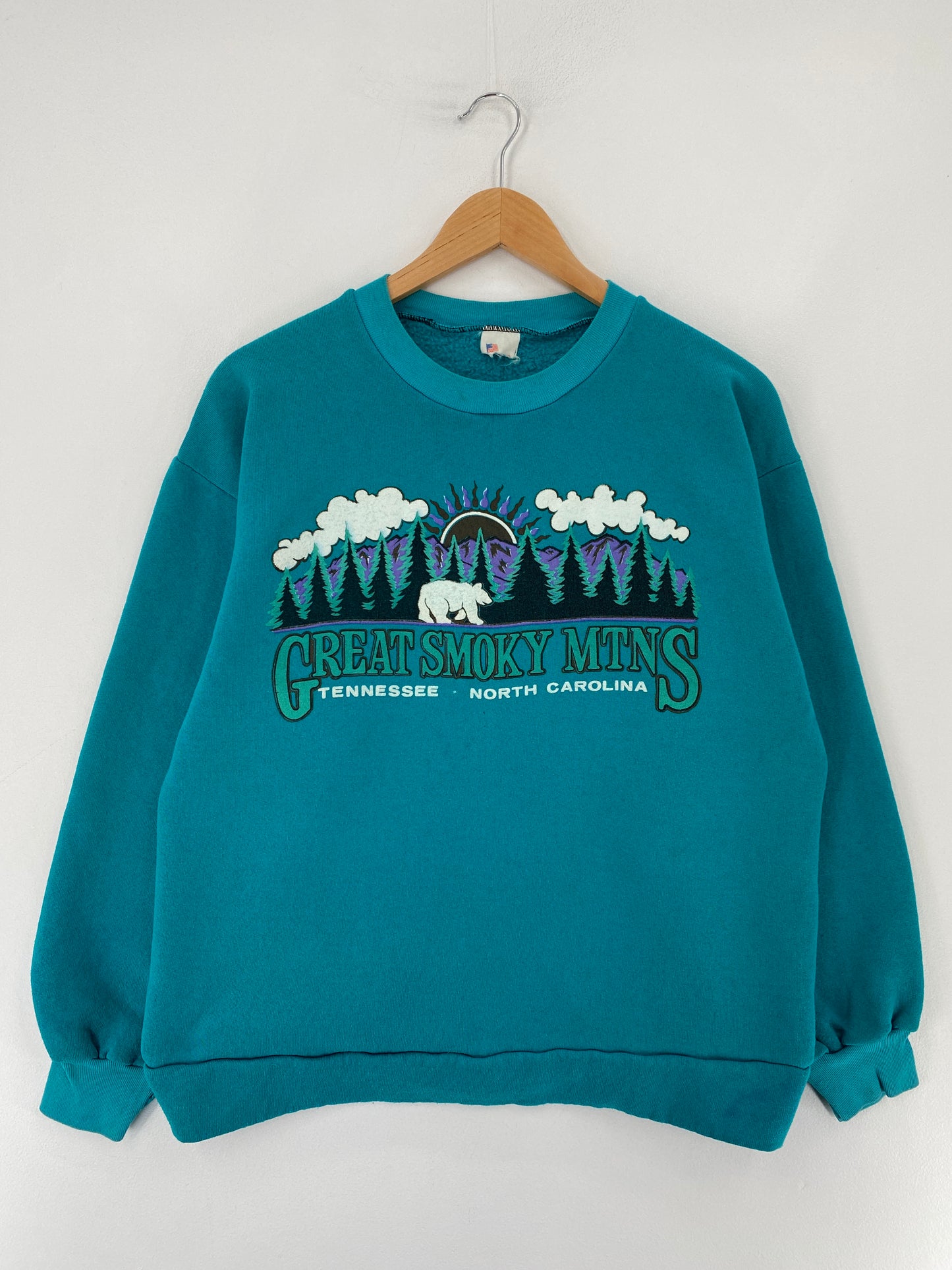 90’s GREAT SMOKY MOUNTAINS Approx. Size L Sweat-Shirt / E6942S