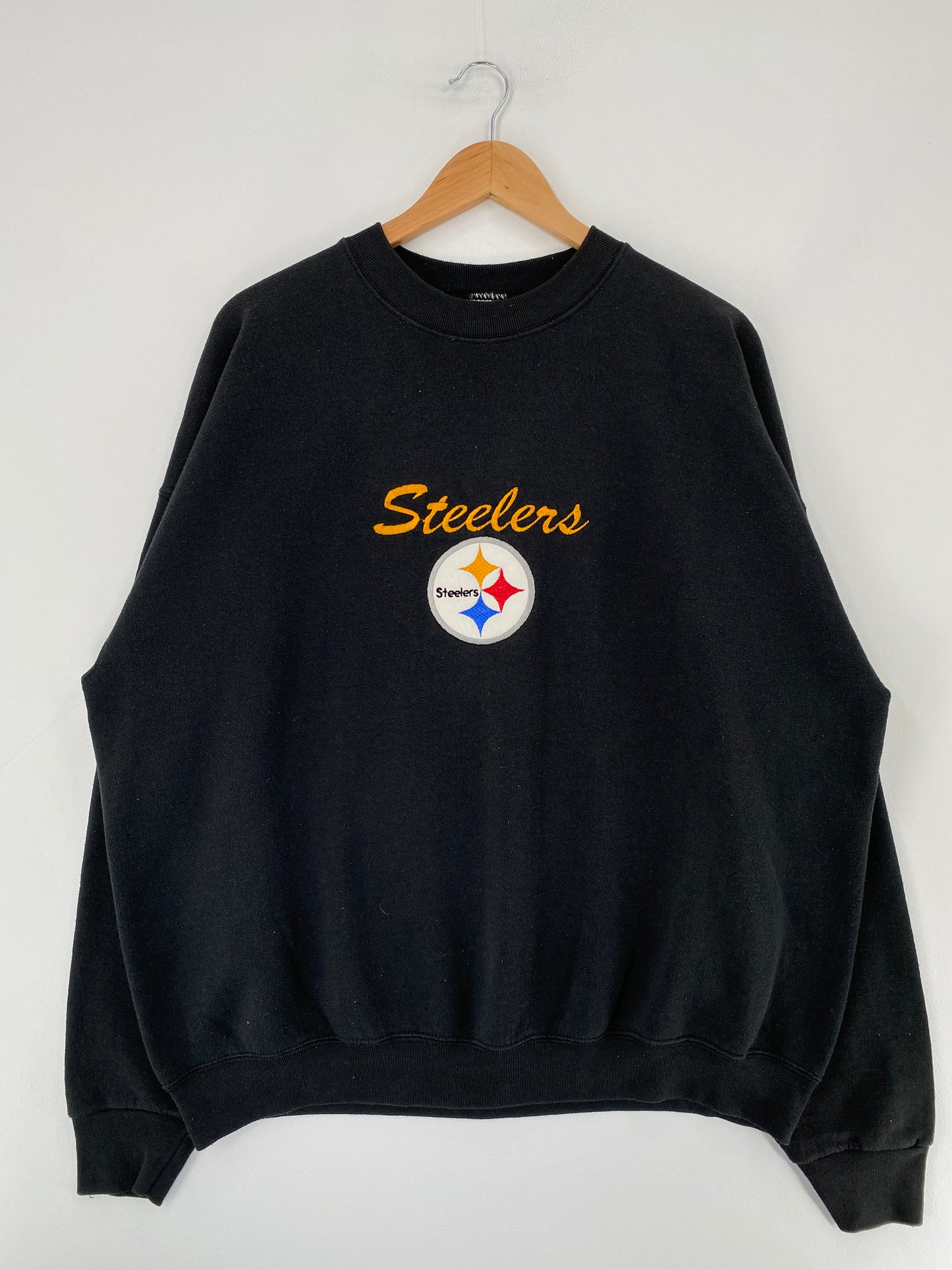 90’s PITTSBURGH STEELERS Made in USA Size XXL Vintage NFL Sweat-shirt / E7610S