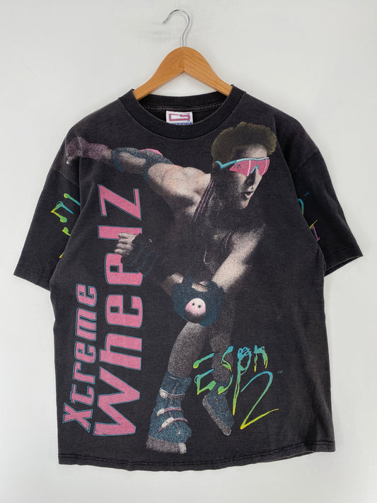 90’s XTREAME WHEELZ Made in USA Size L Vintage T-Shirt / E8742T