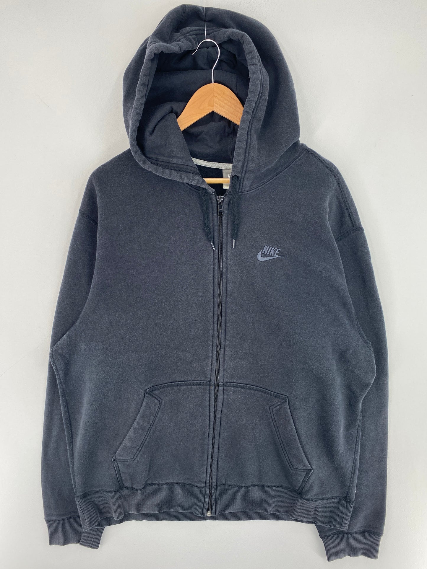 00' NIKE Size XL Vintage Zip Up Hoodie Sweat-Shirt / E9265S