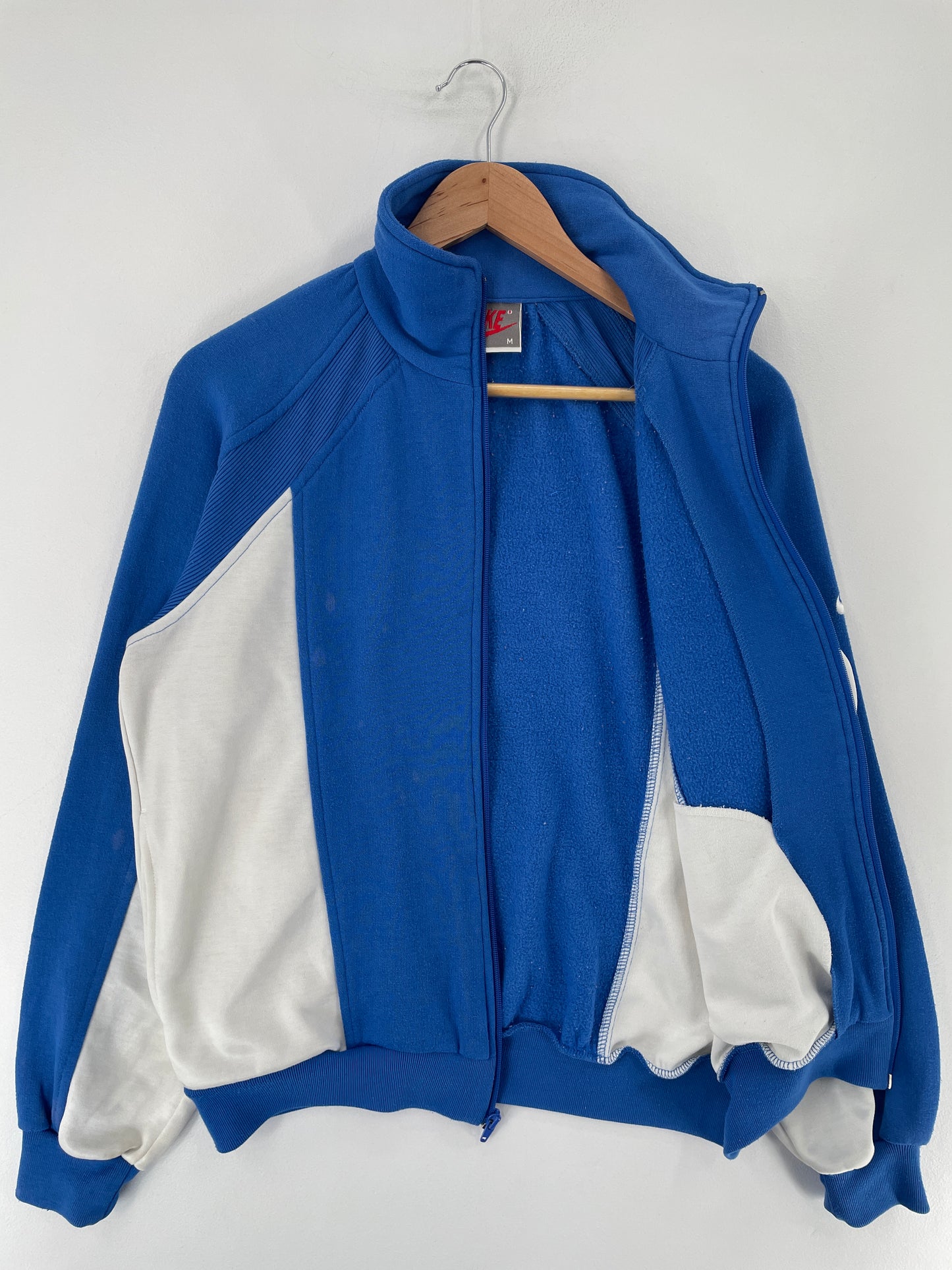 .90’s NIKE Silver Tag Size M Vintage Zip-up Sweat-Shirt / E7402S