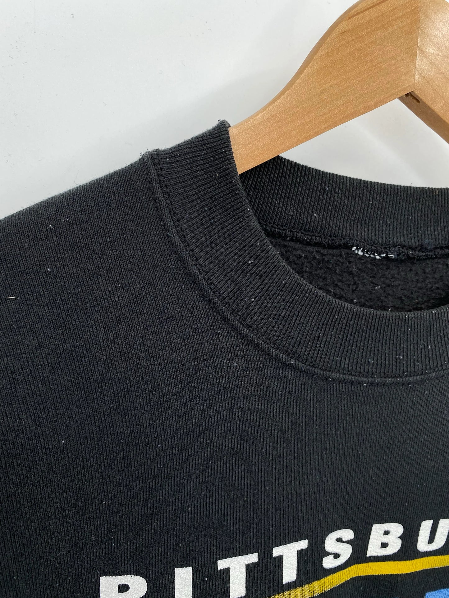 1993 LOONEY TUNES TAZ X PITTSBURGH STEELERS Size No Tag (Approx.L) Vintage NFL Sweat-Shirt/ F1824S