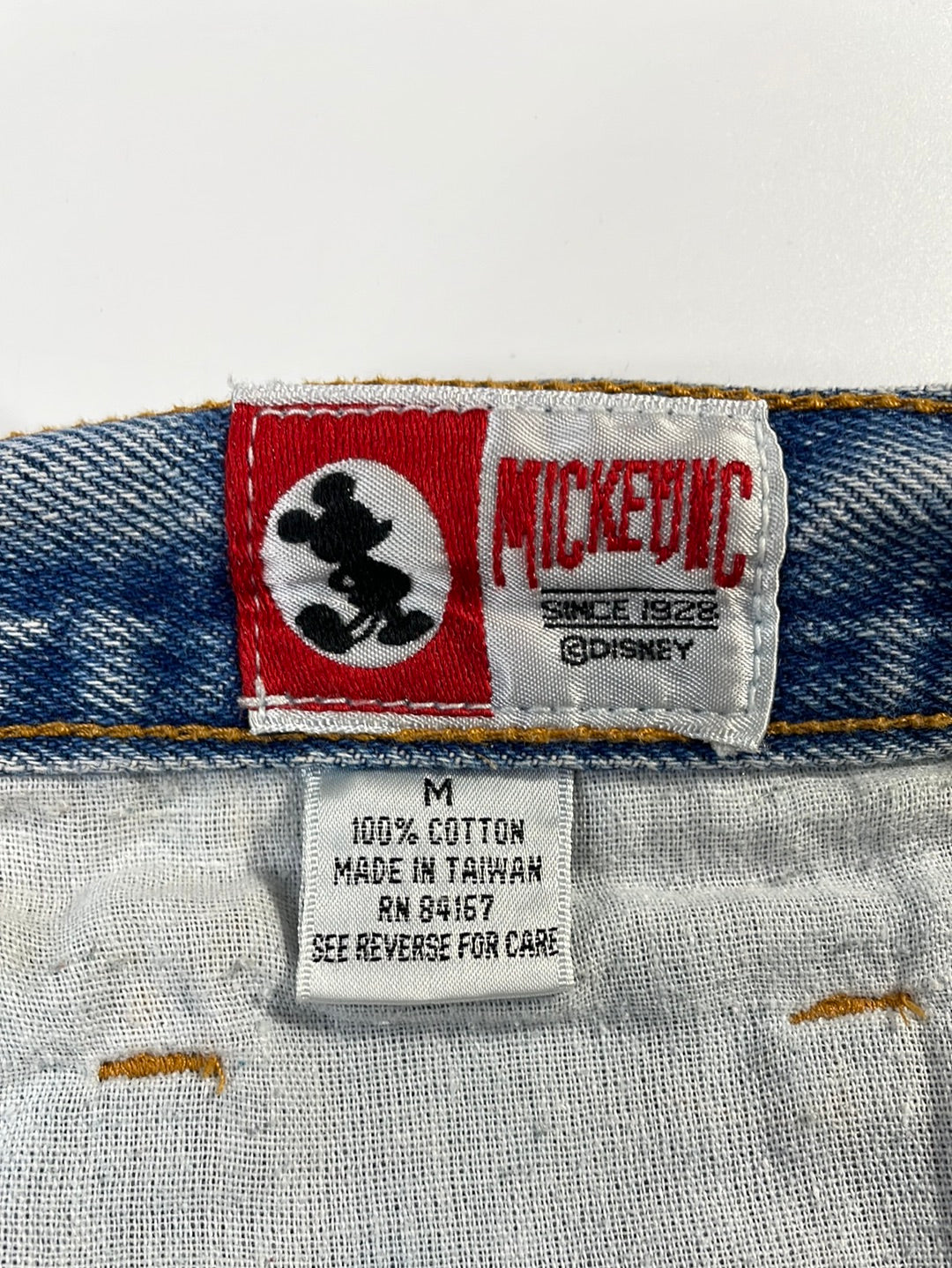 90's DISNEY MICKEY Size W30xL27 Vintage Denim Pants / E7129P