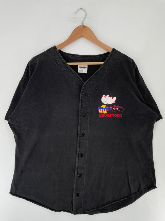 90’s WOODSTOCK Made in USA Size XL Vintage Music T-Shirt / E7979T