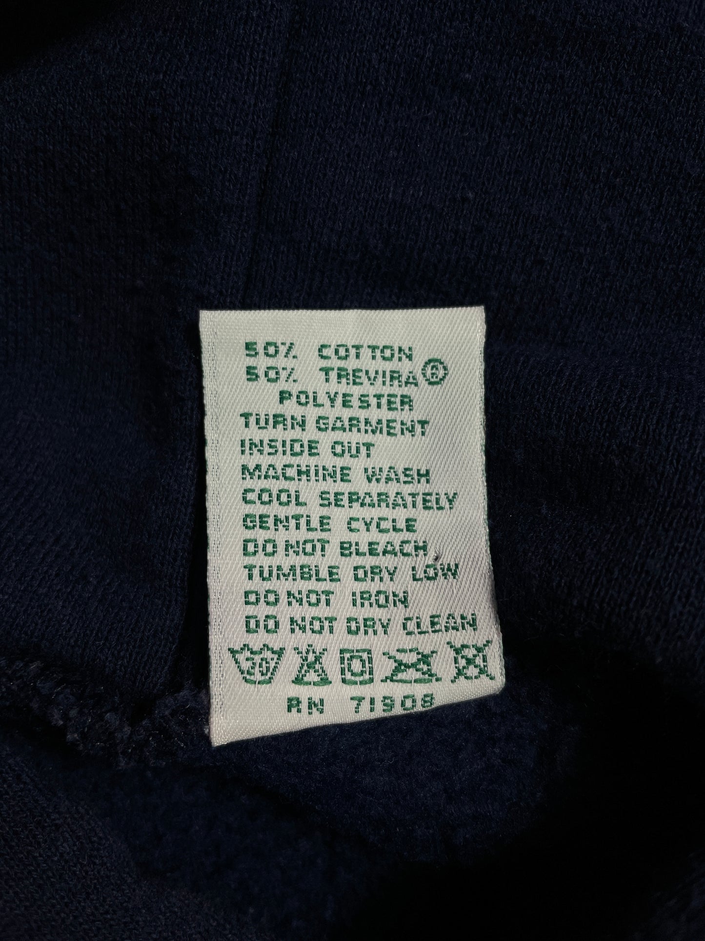 90's NOTRE DAME Made in USA Size XL Vintage College Hoodie Sweat-Shirt / E7093S