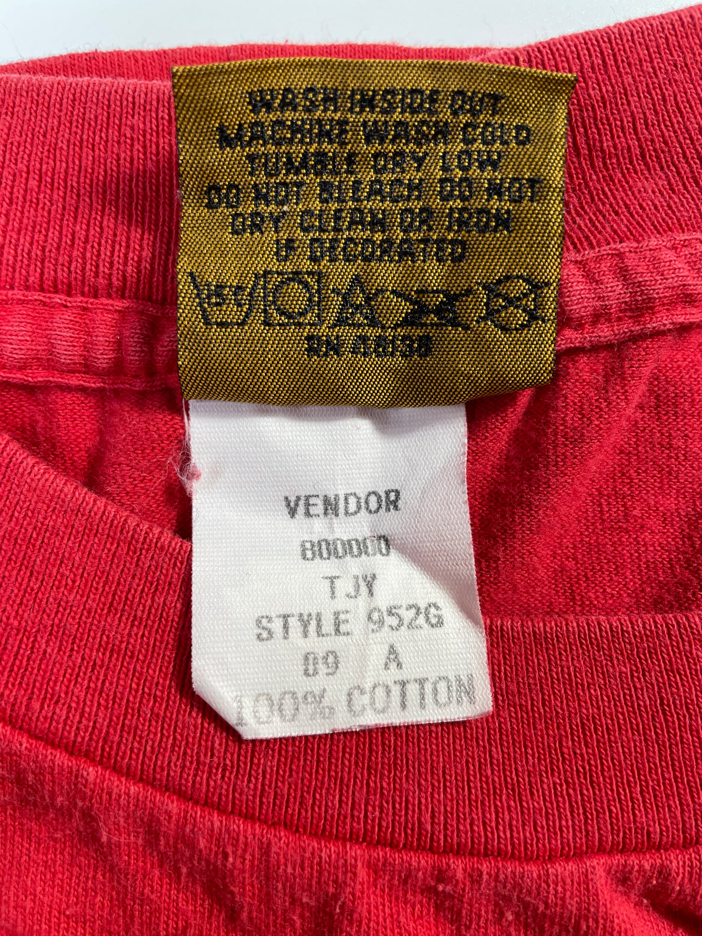1994 HOUSTON ROCKETS Made in USA Size XL Vintage NBA T-shirt / E7139T