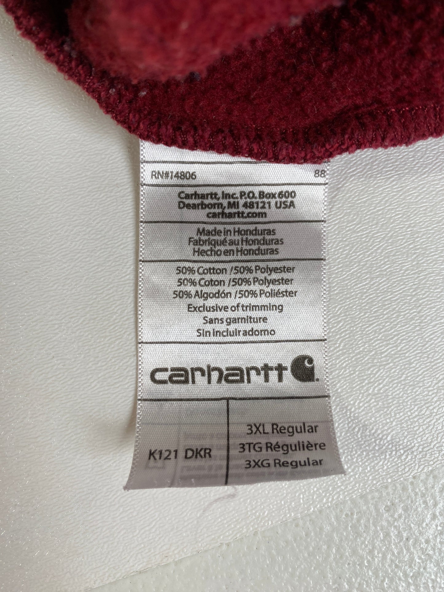 Vintage CARHARTT Size XXXL Hoodie Sweat-Shirt / G5402S