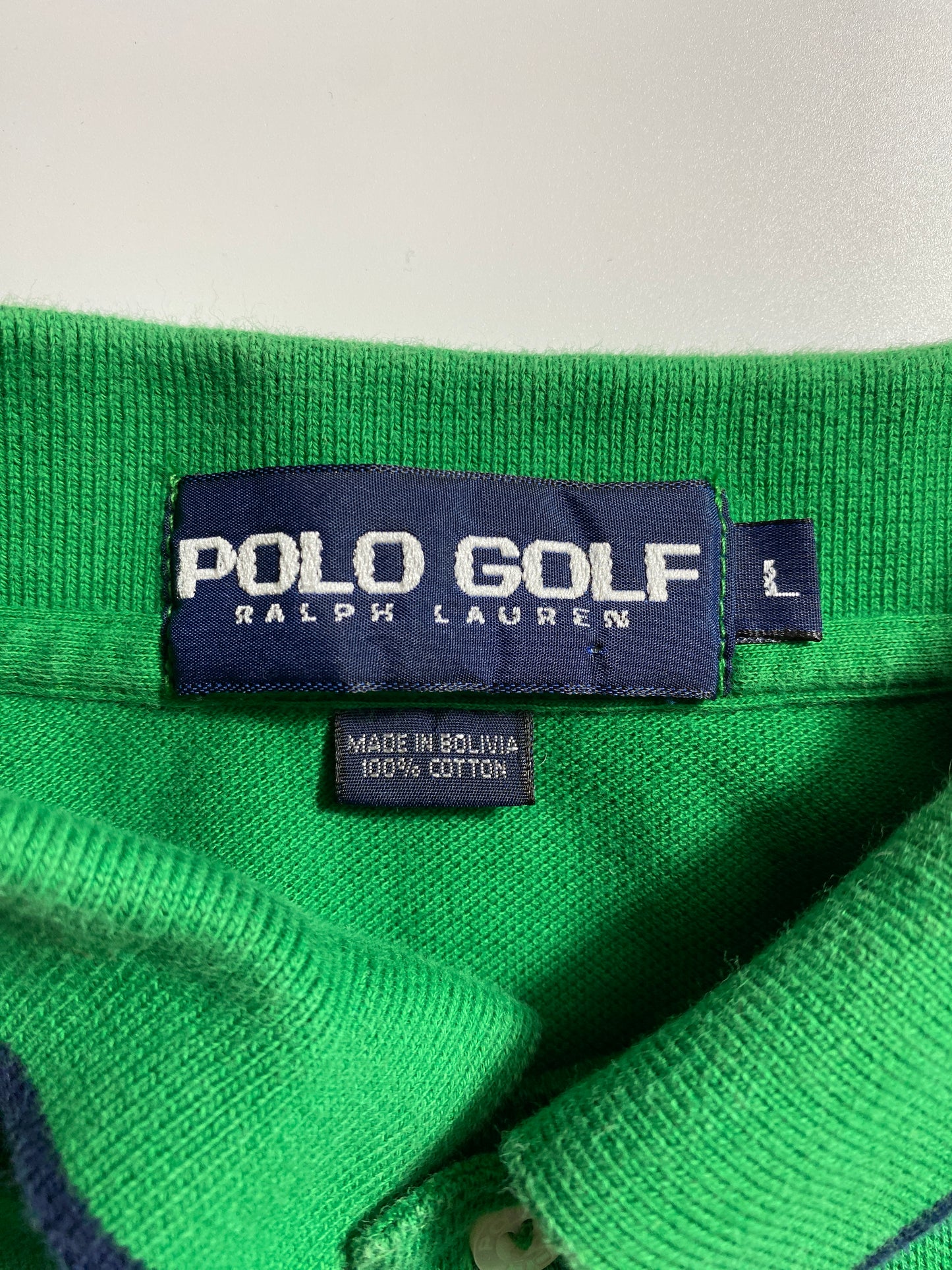 .90's POLO GOLF RALPH LAUREN Size L Vintage Polo-Shirt / E9151R