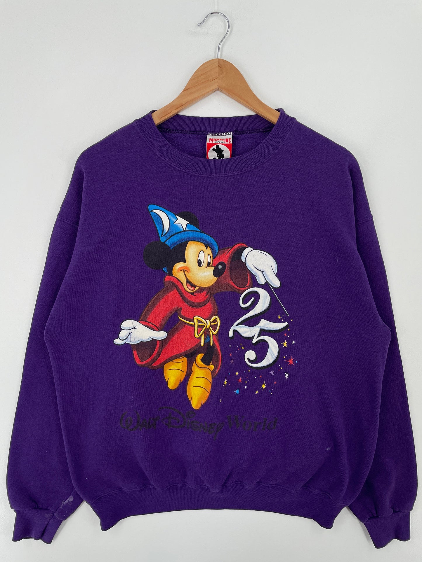 90's DISNEY MICKEY Made in USA Size L Vintage Sweat-shirt / G2638S