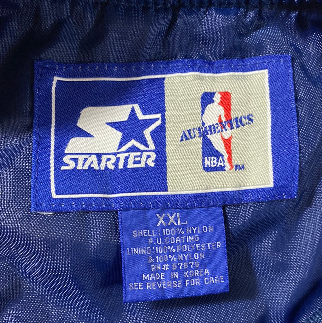 90’s STARTER x DENVER NUGGETS Size XXL Vintage NBA Nylon Sweat Shirt / E7221N
