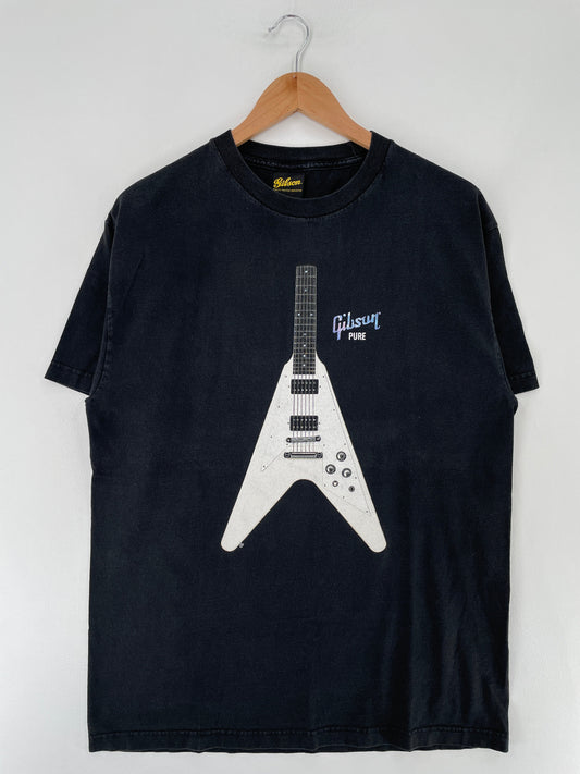 00’ GIBSON FLYING V GUITER PURE Size L Music T-shirt / F4870T