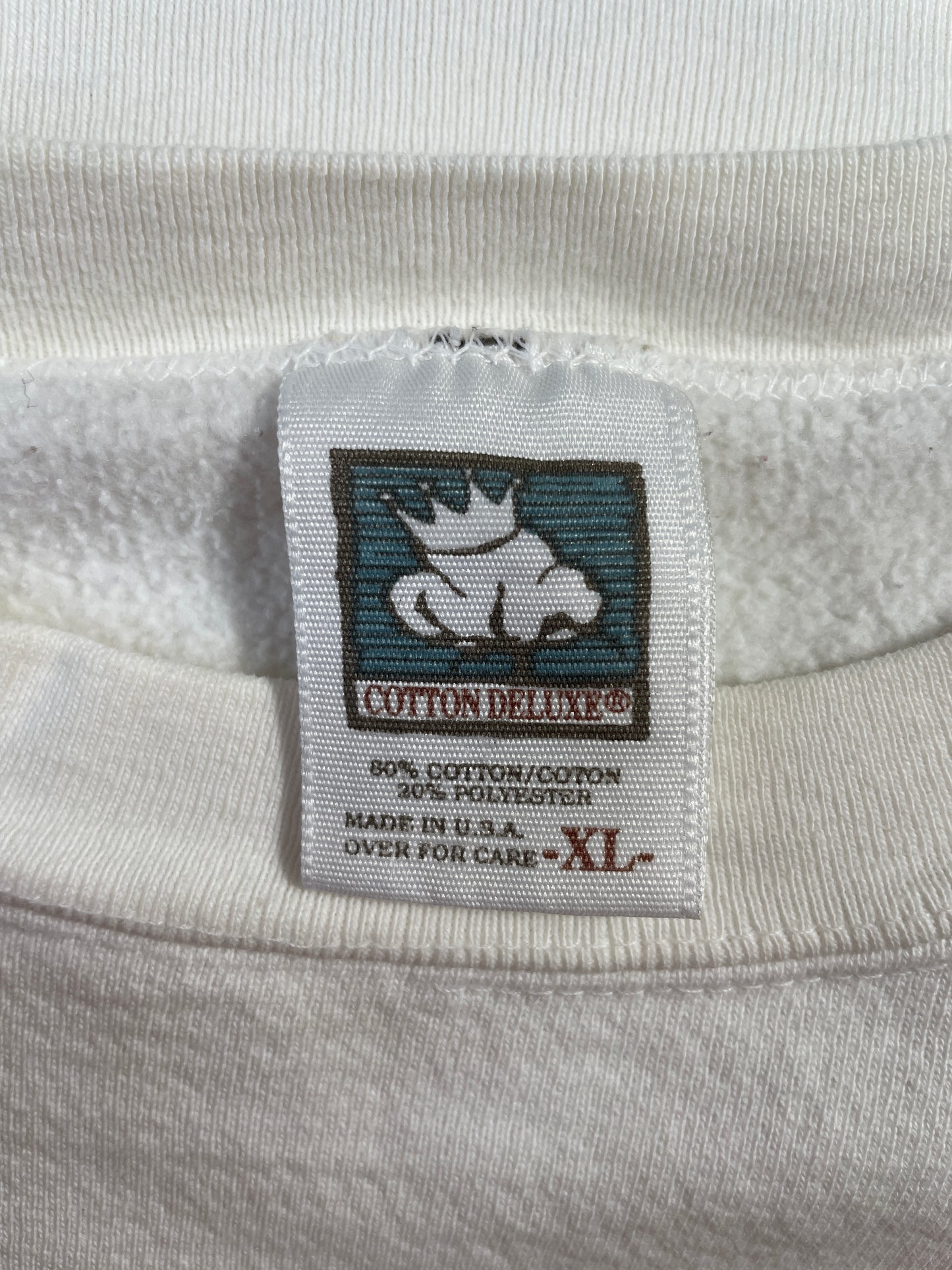 90's RIGHT TO FEEL Made in USA Size XL Vintage Sweat-Shirt / F820S