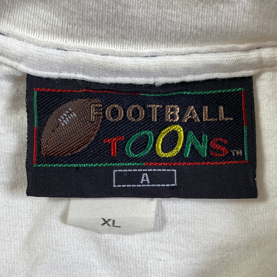 1994 SUPER BOWL XXVIII x LOONEY TUNES Made in USA Size XL Vintage T-Shirt / G2990T