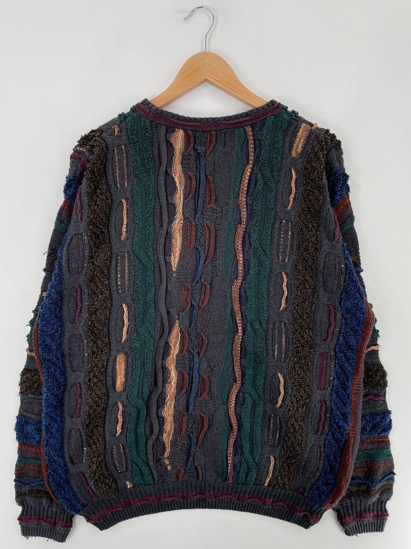 Vintage COOGI Style Size Approx.XL Cotton Knit Sweater / F2145K