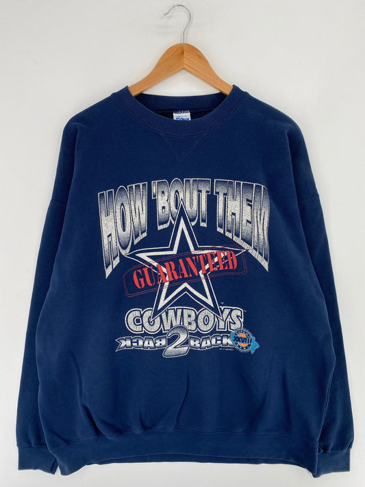 1994 SALEM x COWBOYS Made in USA Size XL Vintage NFL Sweat-Shirt/ E9819S