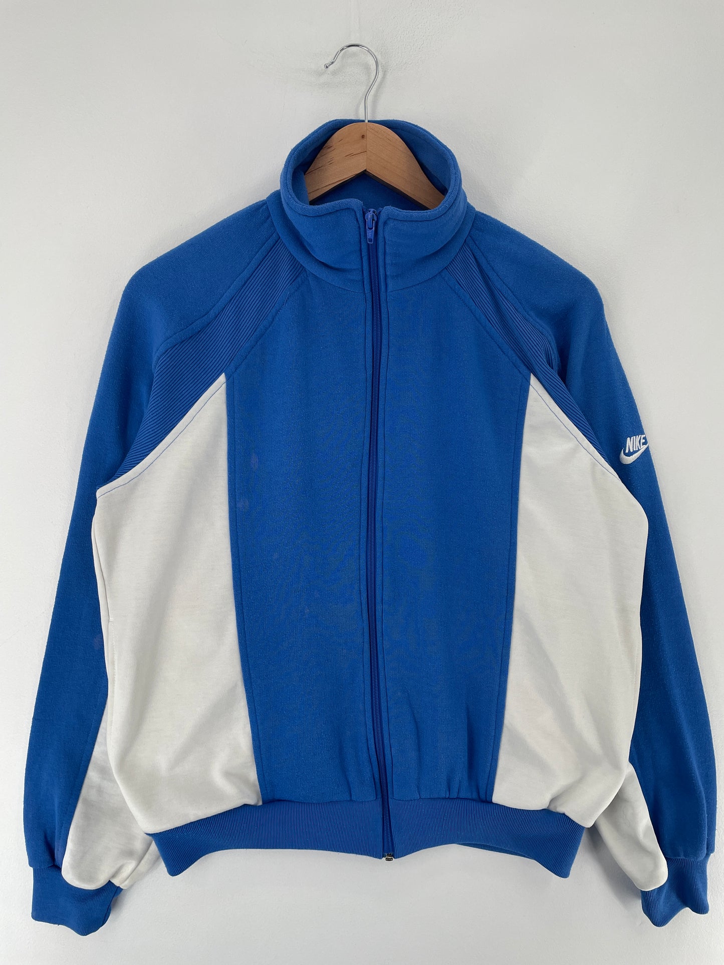 .90’s NIKE Silver Tag Size M Vintage Zip-up Sweat-Shirt / E7402S