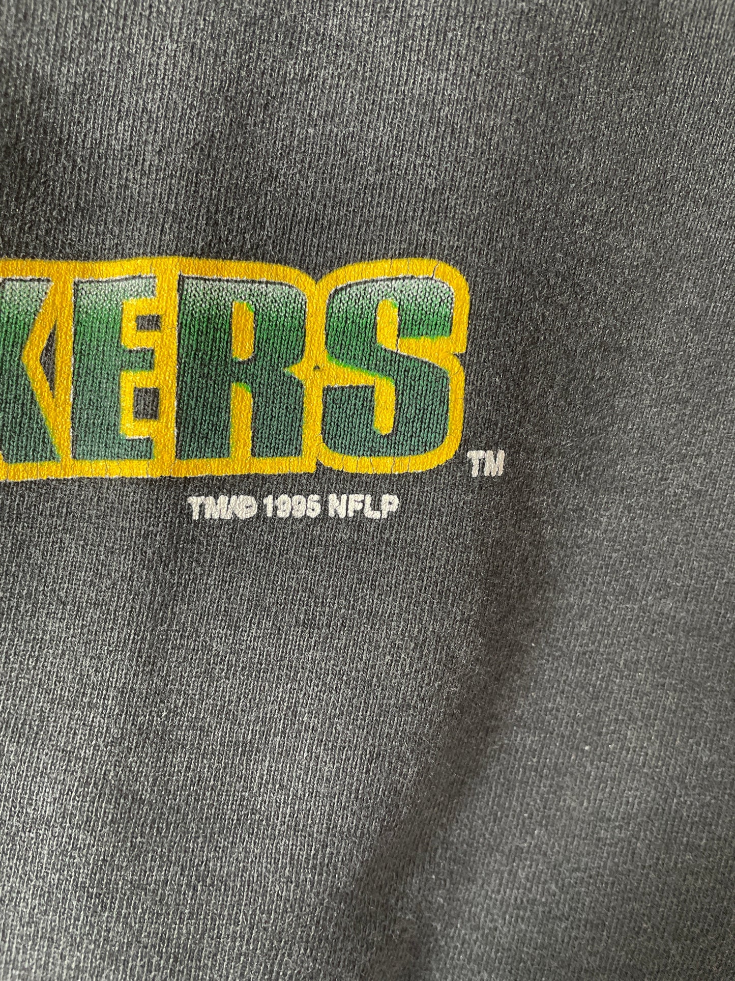 1995 GREEN BAY PACKERS Made in USA Size XL Vintage NFL Sweat - Shirt / G4527S