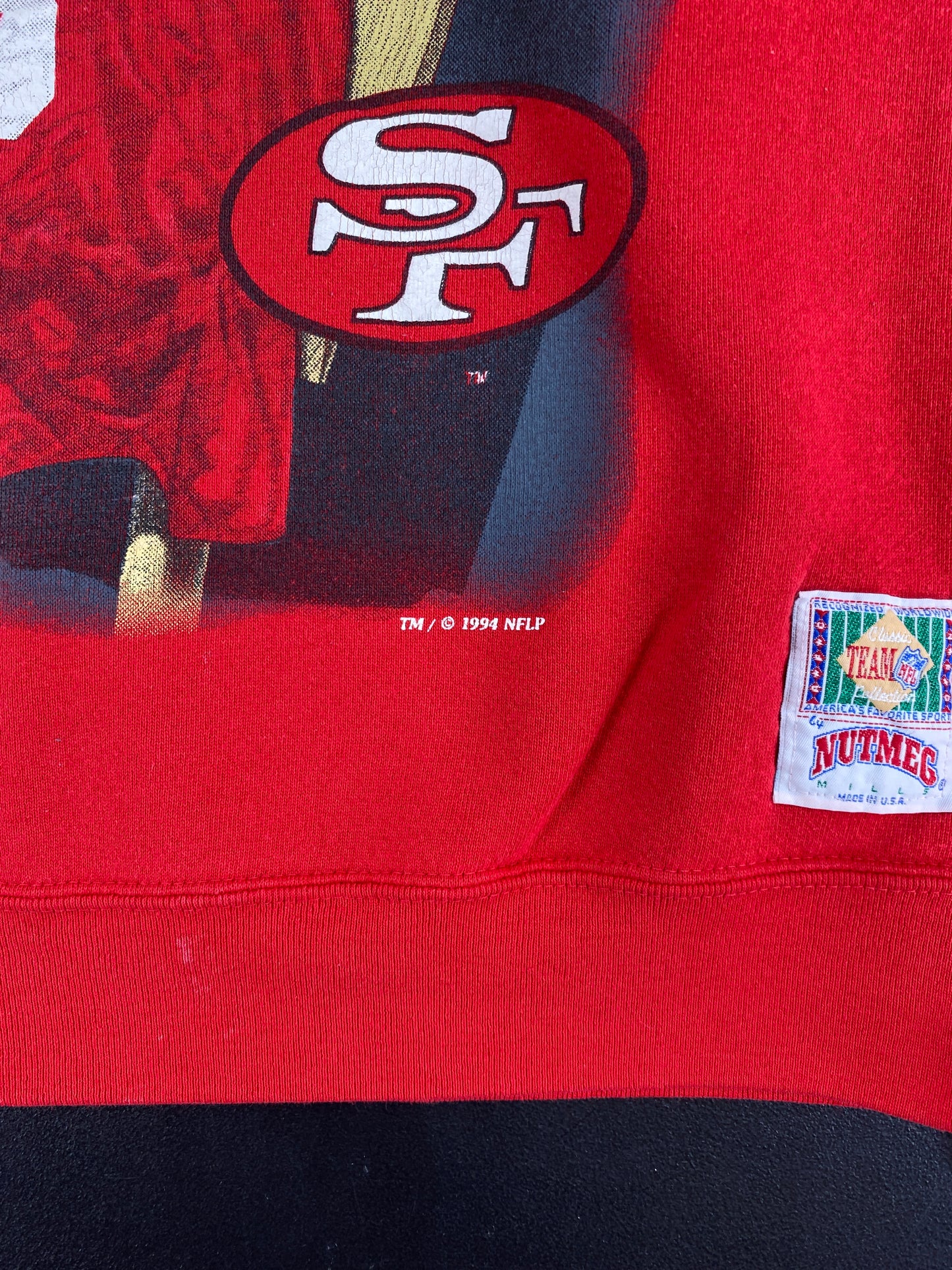 1994 49ERS Size No Tag (Approx.L) NFL Sweat-shirt / E9208S