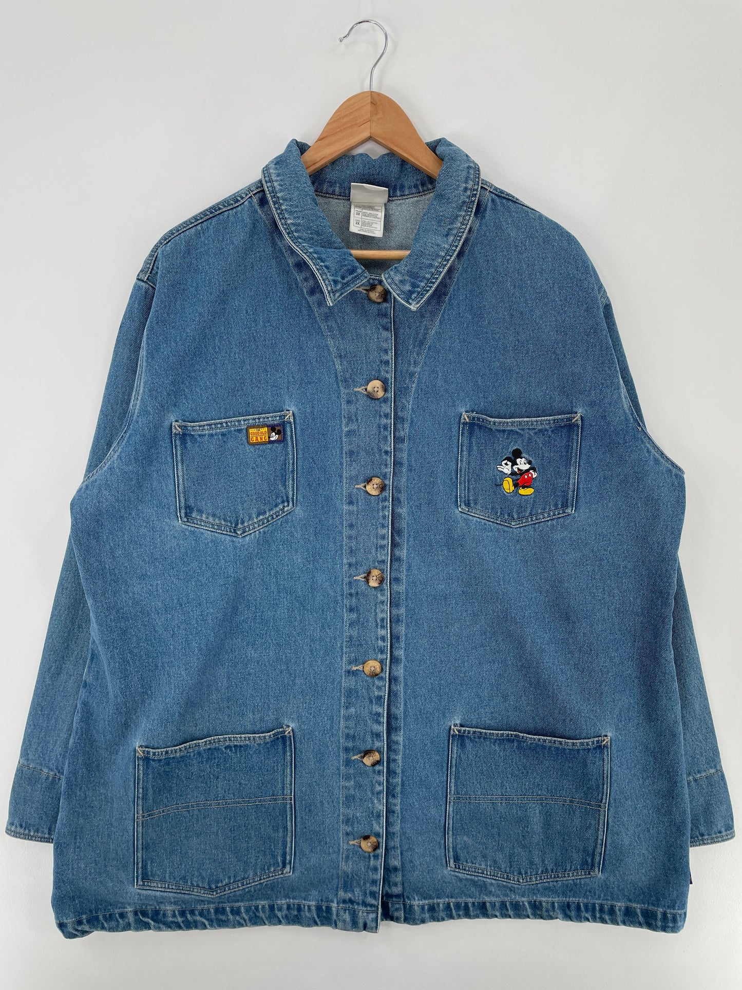 00' DISNEY Size XXXL Vintage Denim Jacket / F1826J